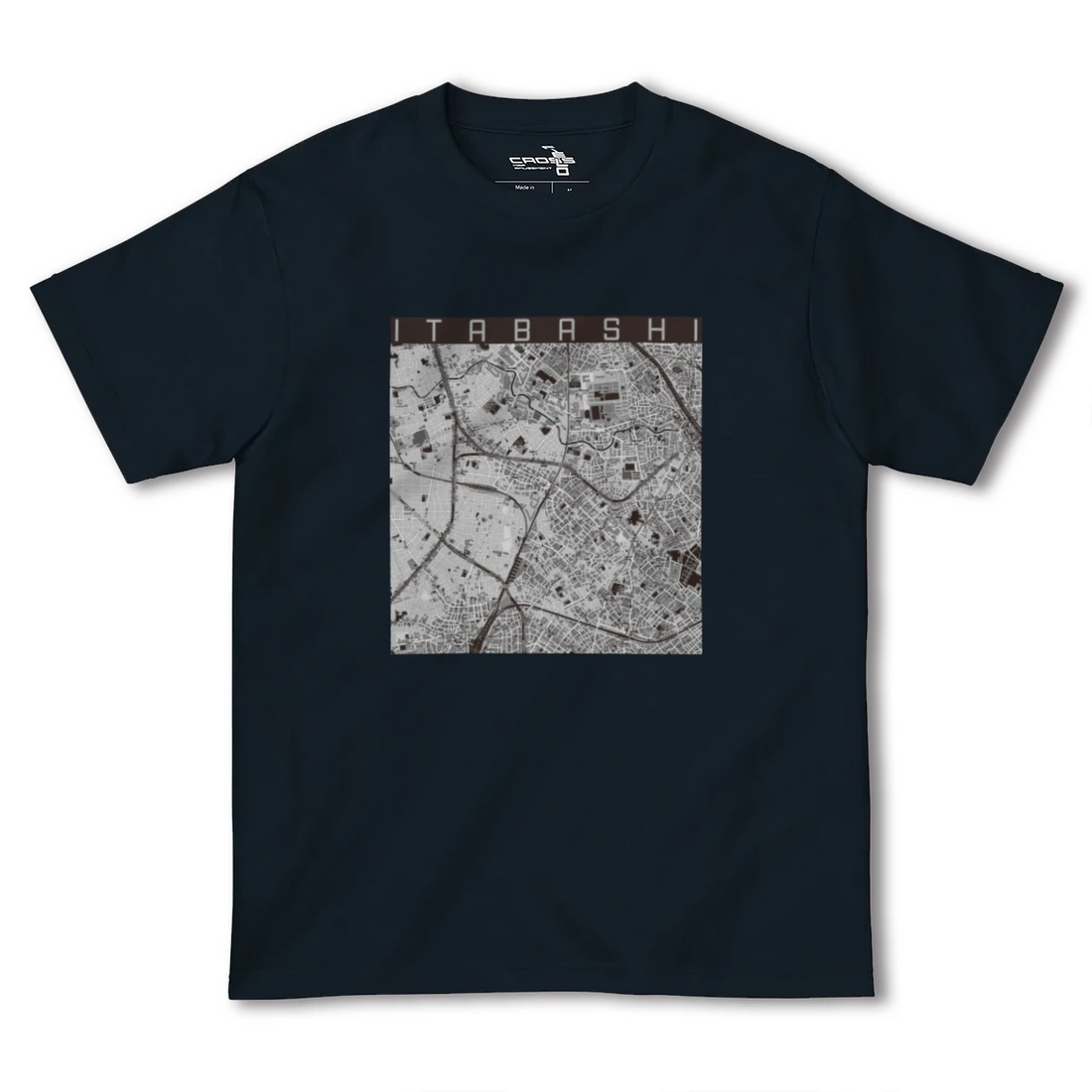 【板橋(東京都)】地図柄ヘビーウェイトTシャツ