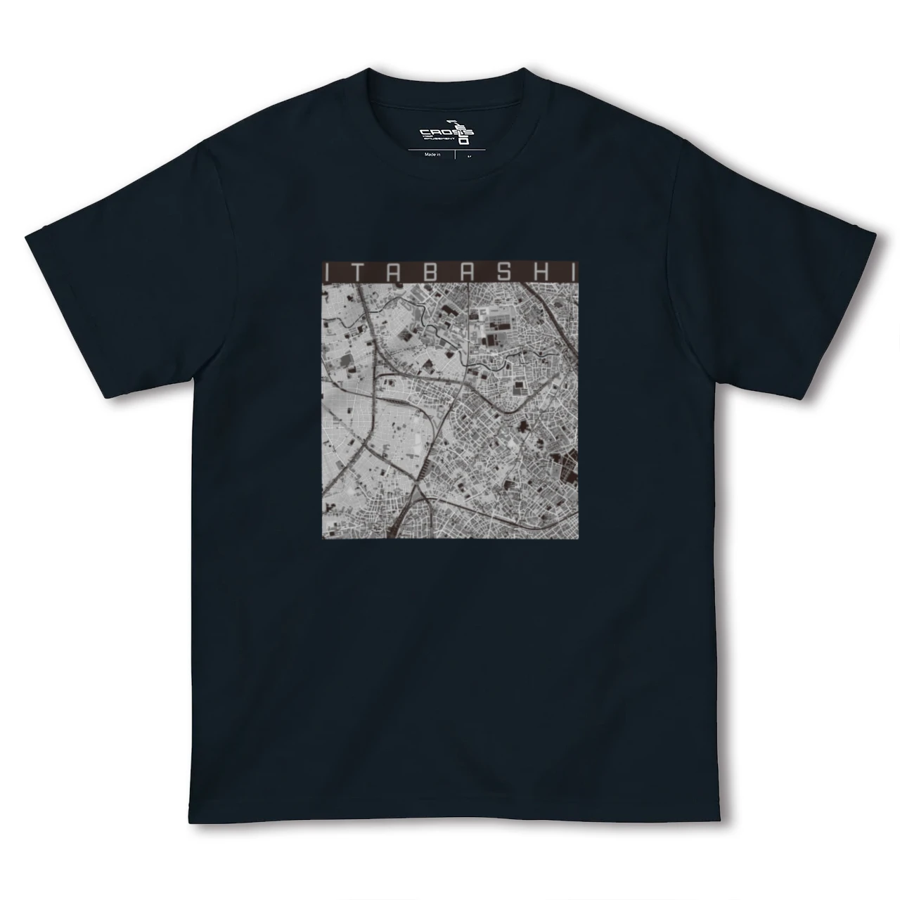 【板橋(東京都)】地図柄ヘビーウェイトTシャツ