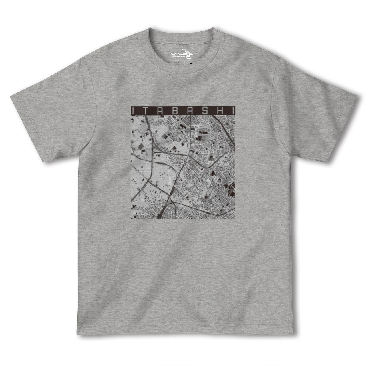 【板橋(東京都)】地図柄ヘビーウェイトTシャツ
