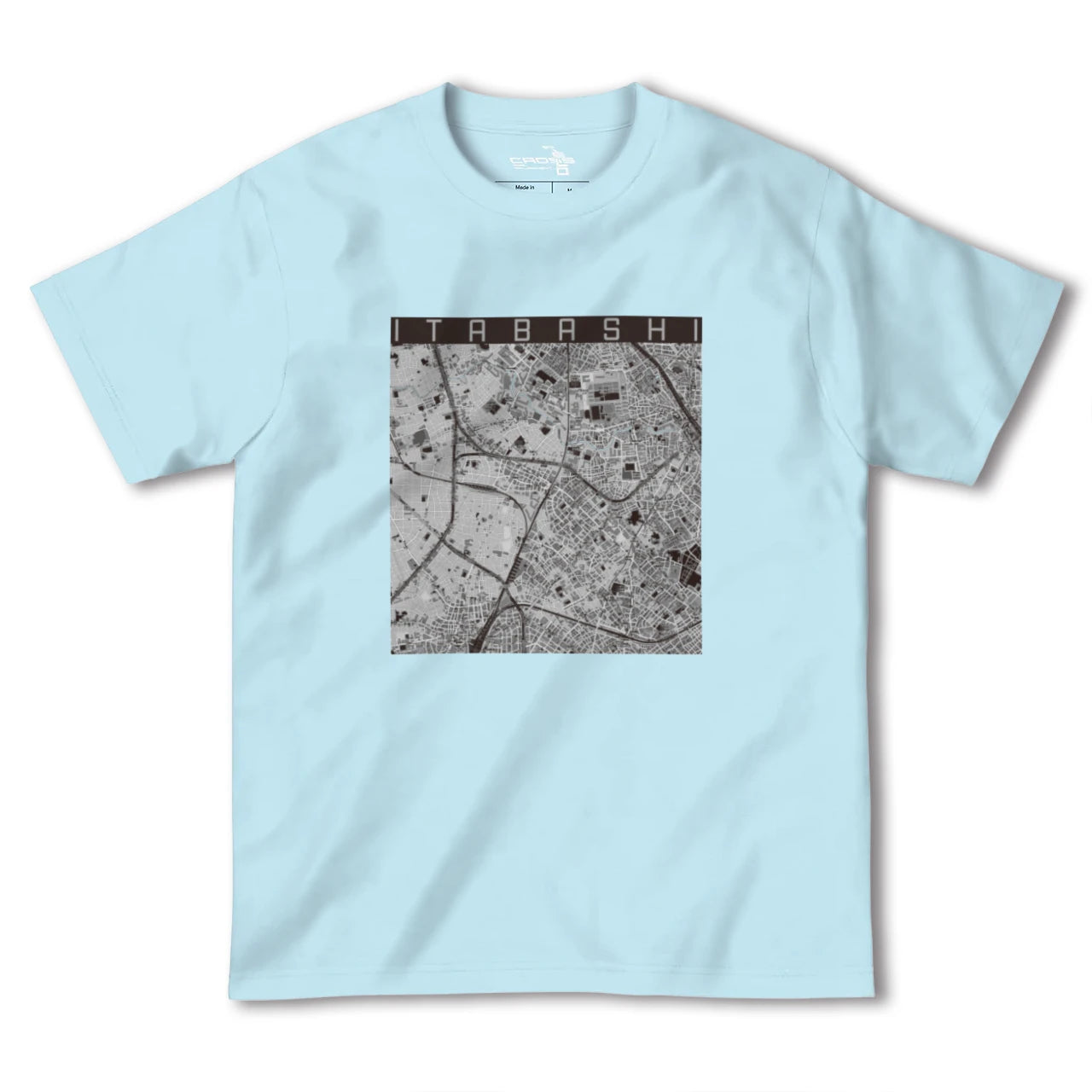 【板橋(東京都)】地図柄ヘビーウェイトTシャツ