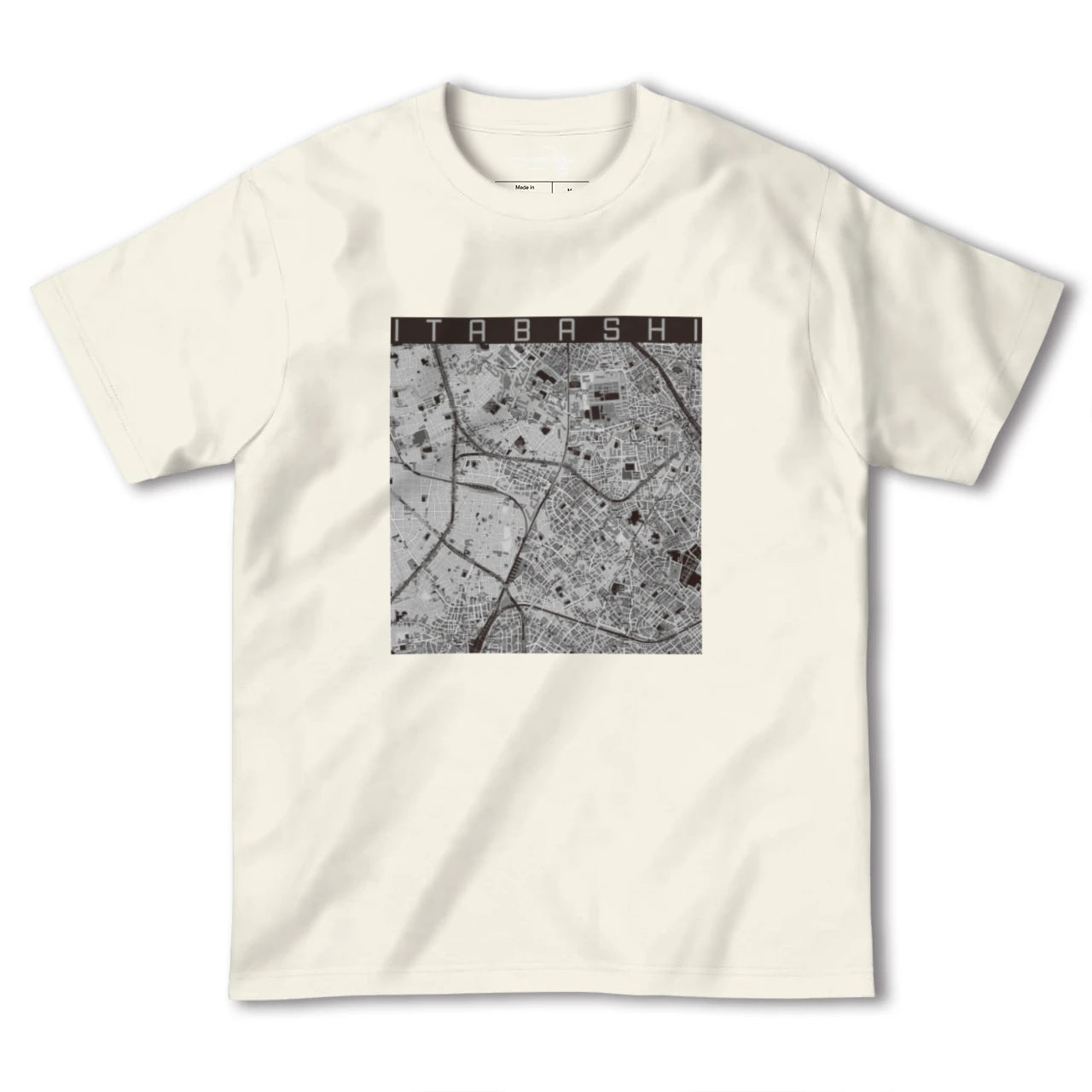 【板橋(東京都)】地図柄ヘビーウェイトTシャツ
