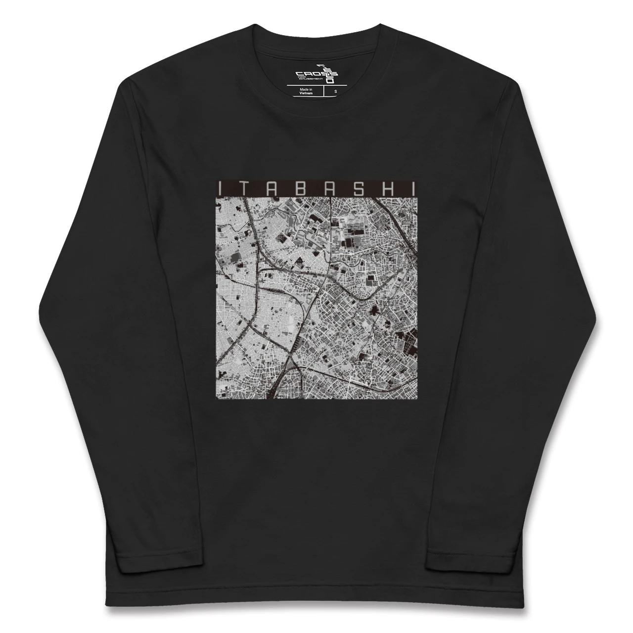 【板橋(東京都)】地図柄ロングスリーブTシャツ