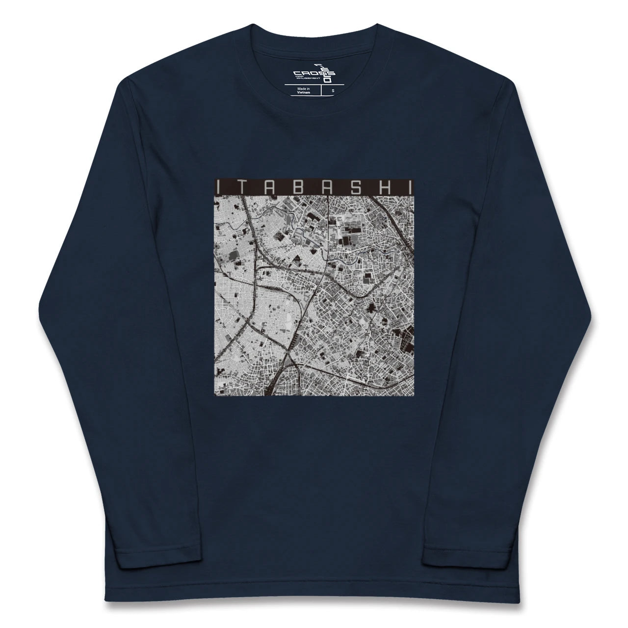 【板橋(東京都)】地図柄ロングスリーブTシャツ