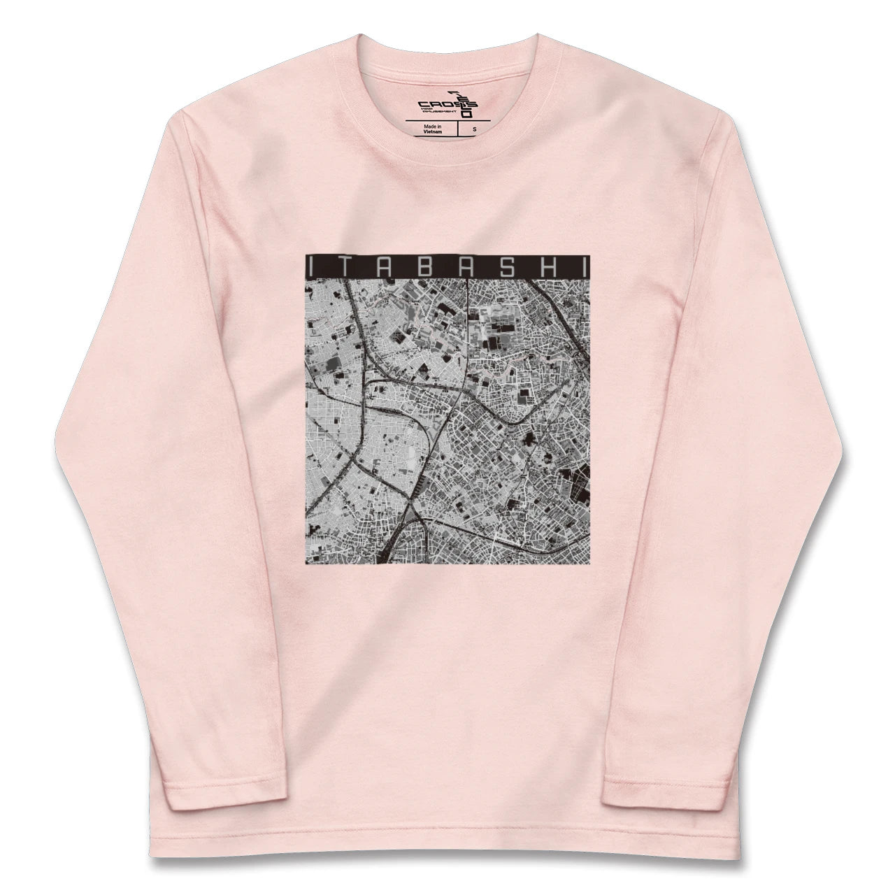 【板橋(東京都)】地図柄ロングスリーブTシャツ