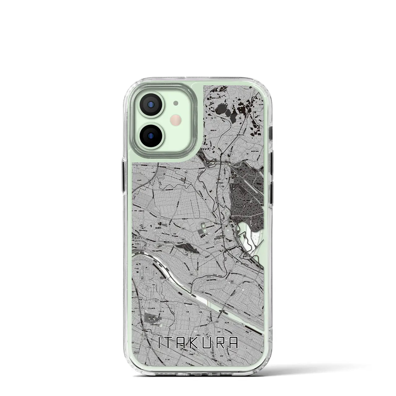 【板倉(群馬県)】地図柄iPhoneケース(MagSafeタイプ)