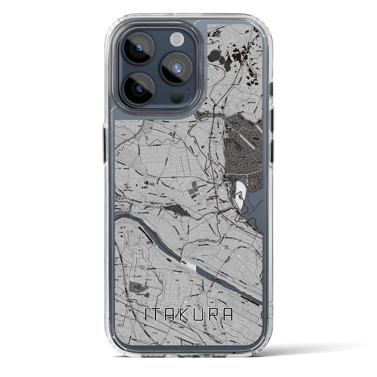 【板倉(群馬県)】地図柄iPhoneケース(MagSafeタイプ)