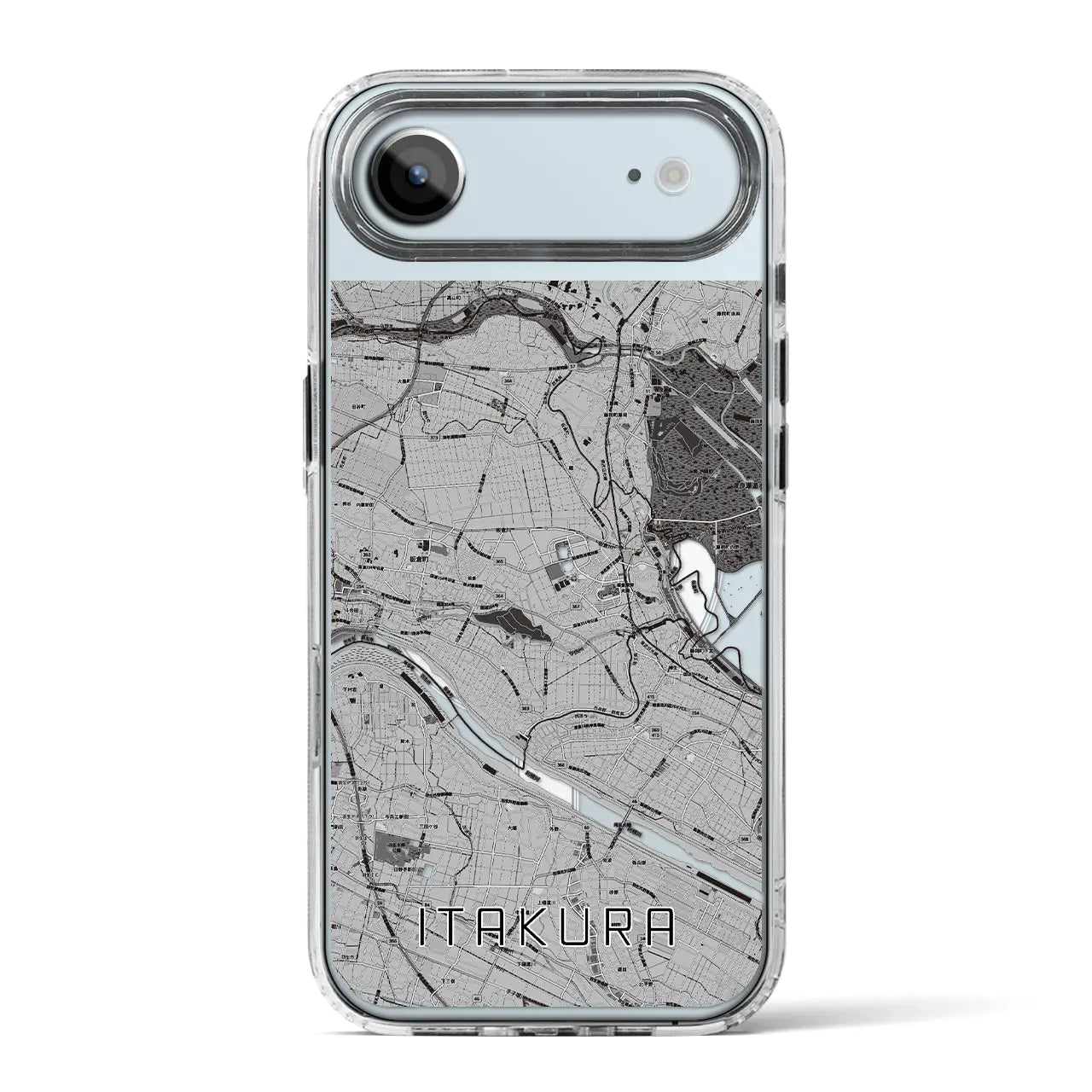 【板倉(群馬県)】地図柄iPhoneケース(MagSafeタイプ)