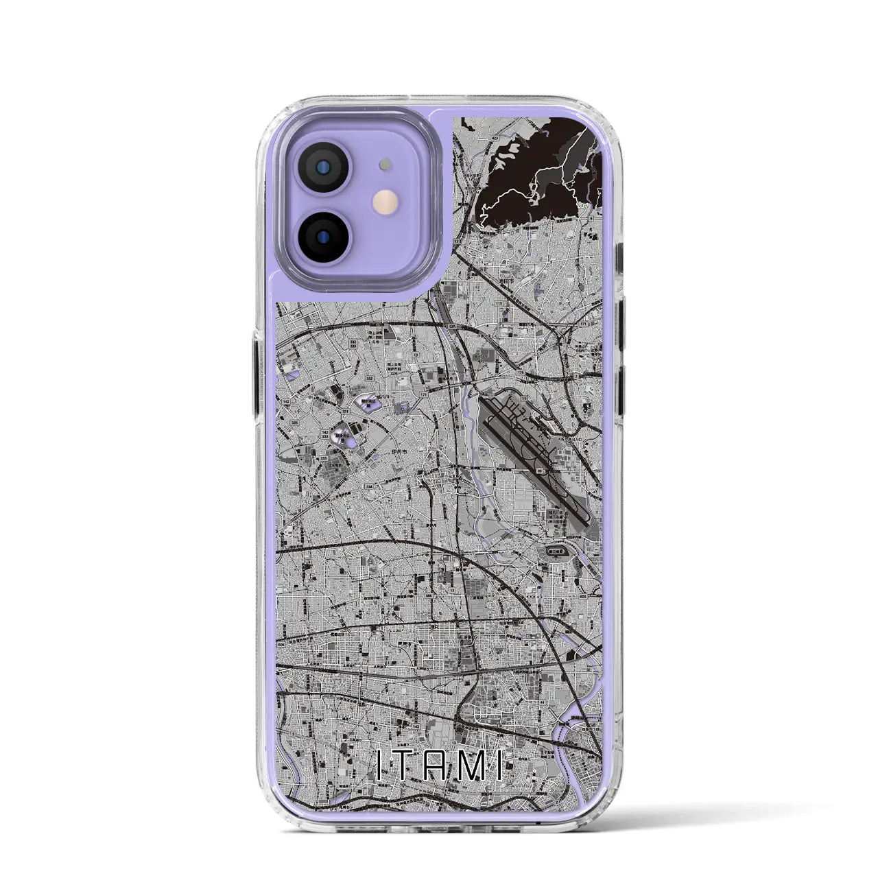 【伊丹(兵庫県)】地図柄iPhoneケース(MagSafeタイプ)