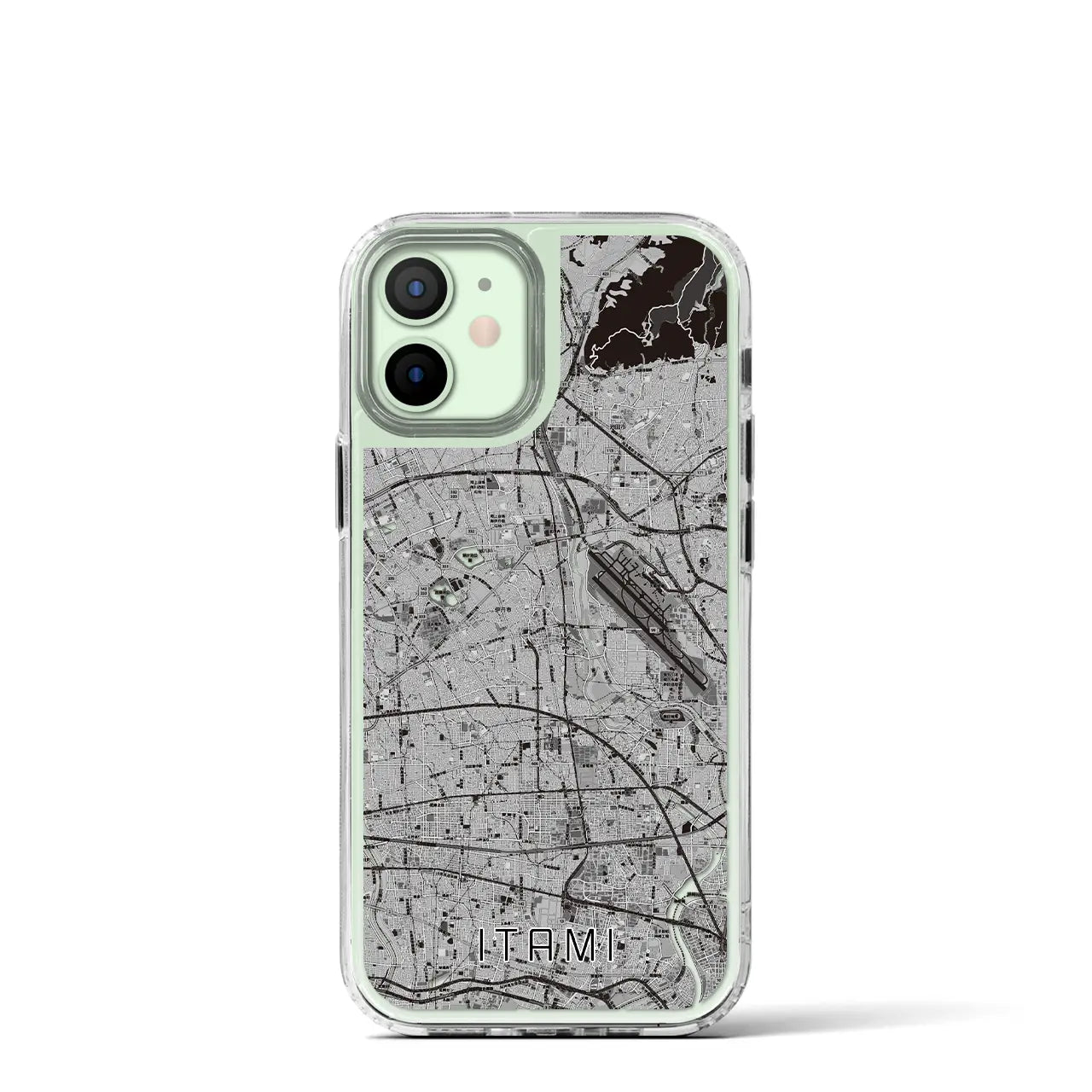 【伊丹(兵庫県)】地図柄iPhoneケース(MagSafeタイプ)
