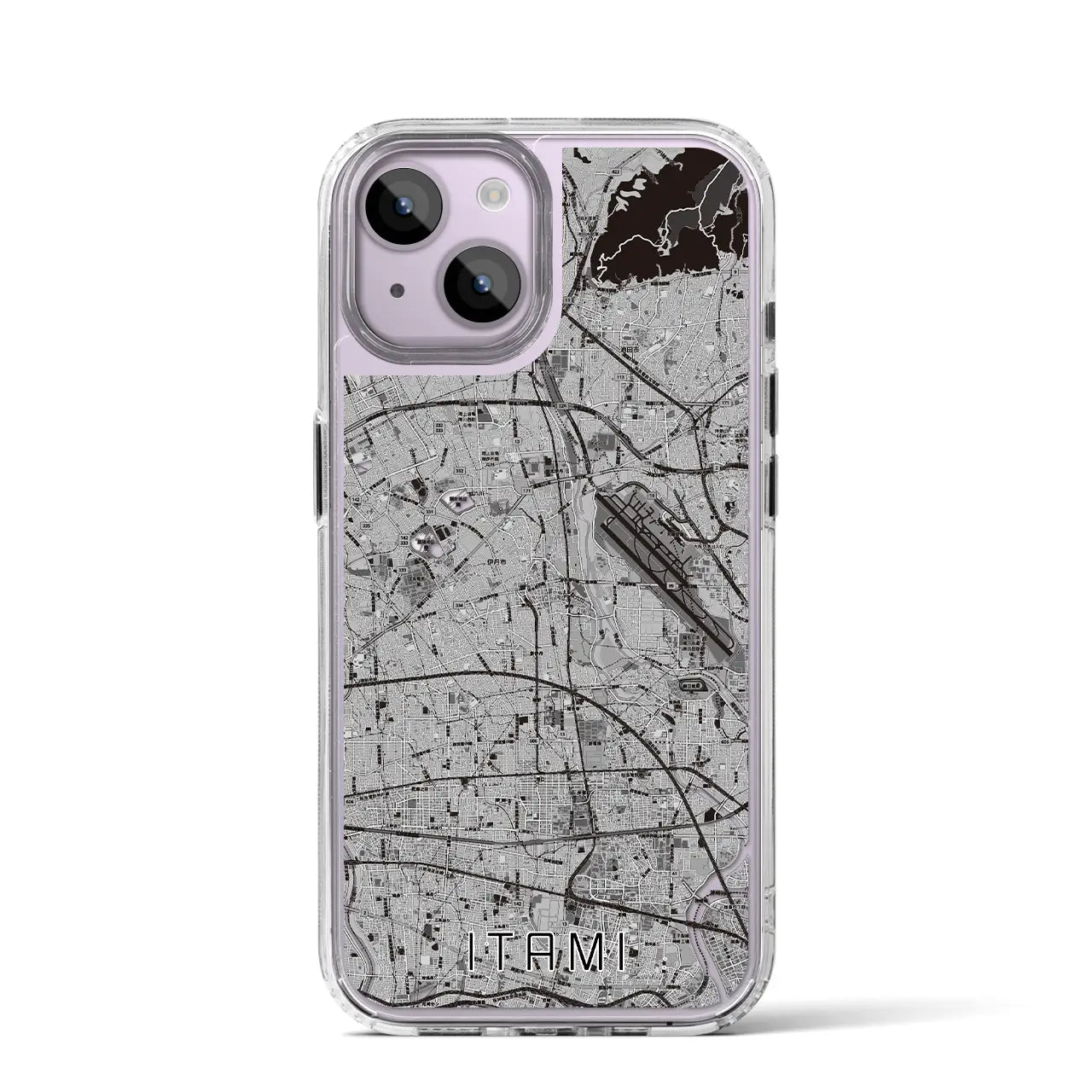 【伊丹(兵庫県)】地図柄iPhoneケース(MagSafeタイプ)