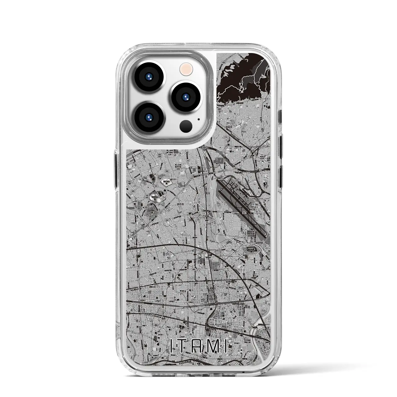【伊丹(兵庫県)】地図柄iPhoneケース(MagSafeタイプ)