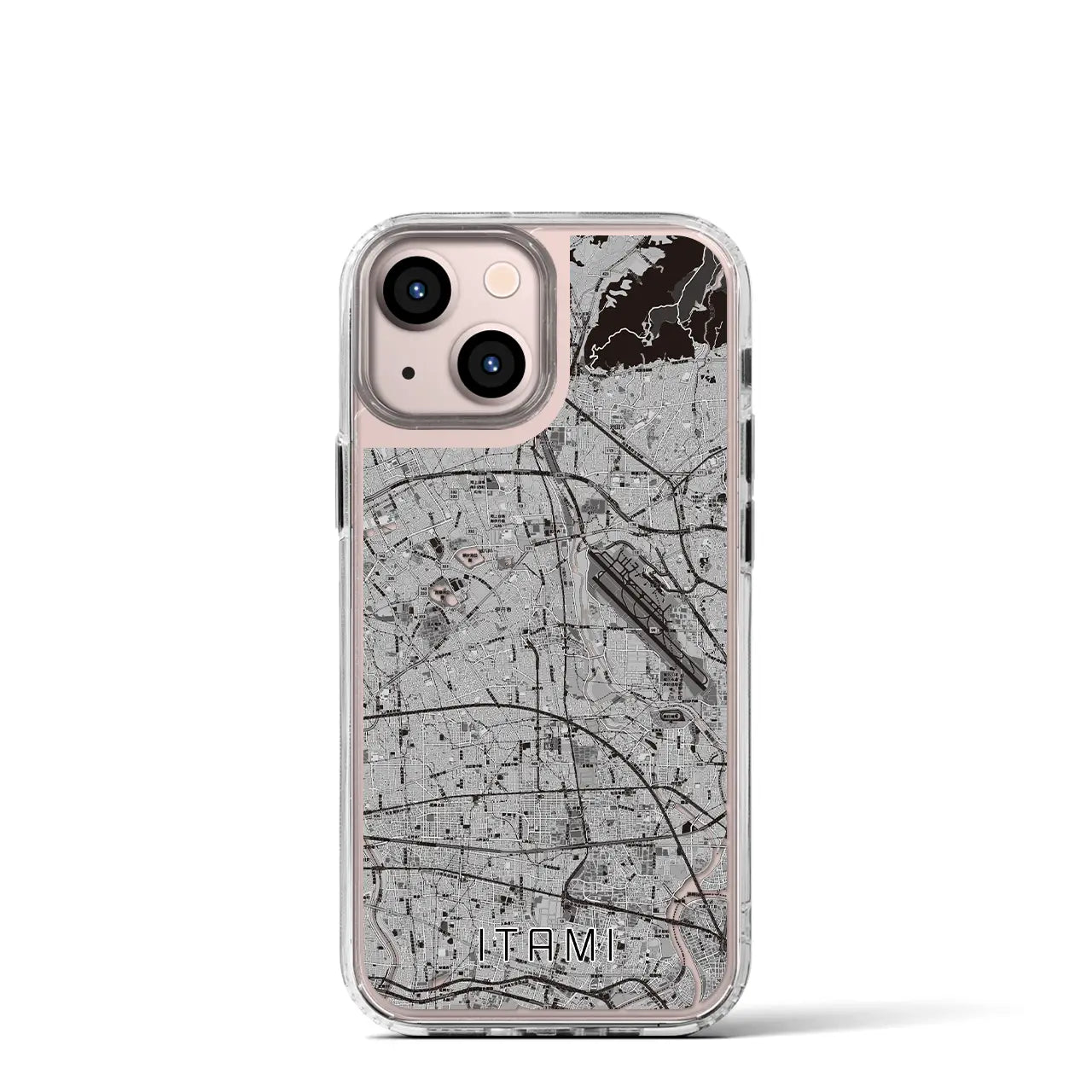 【伊丹(兵庫県)】地図柄iPhoneケース(MagSafeタイプ)