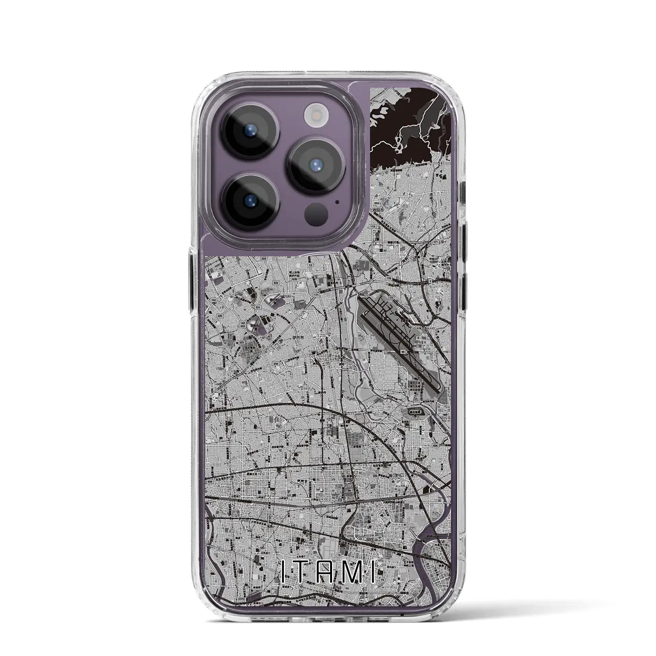 【伊丹(兵庫県)】地図柄iPhoneケース(MagSafeタイプ)