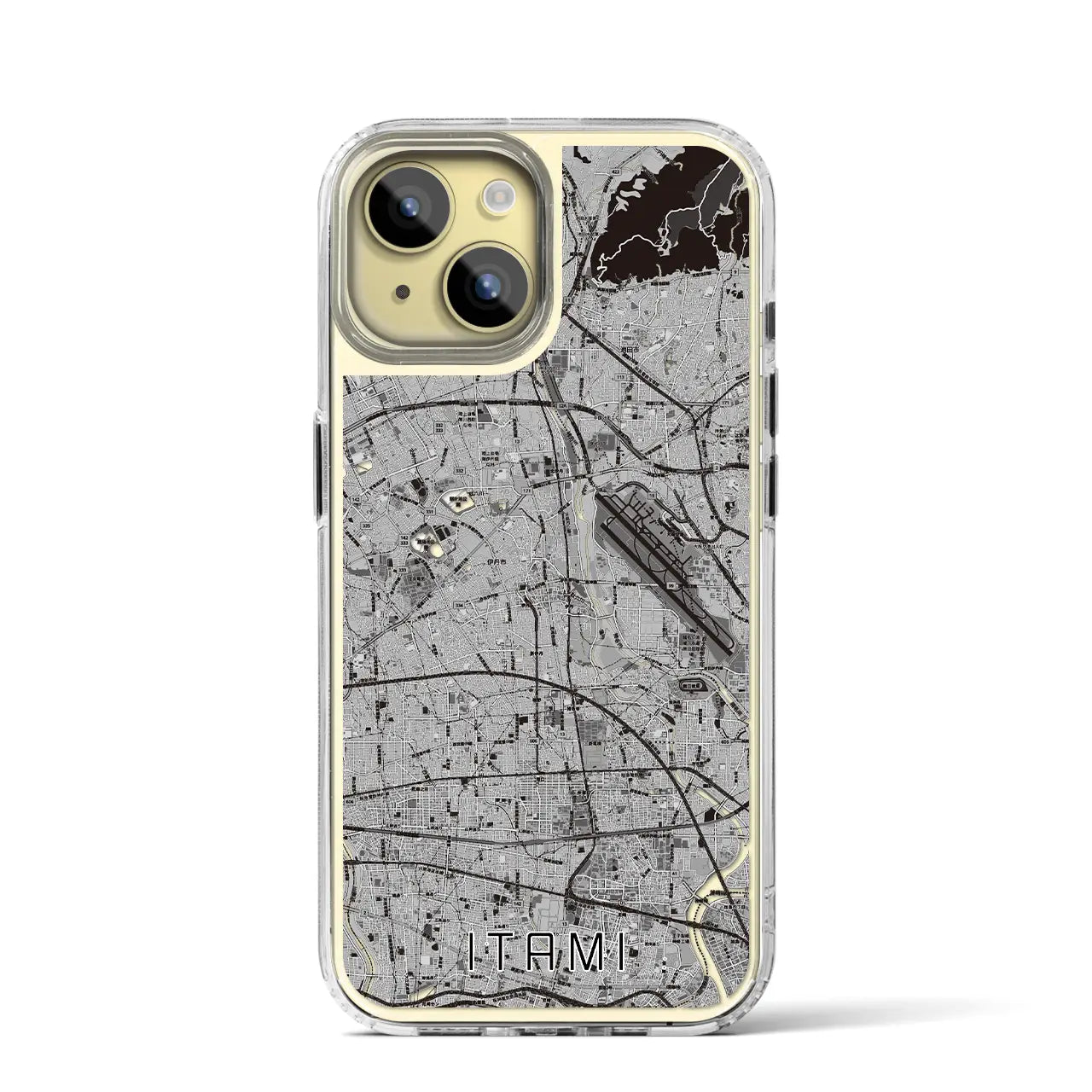 【伊丹(兵庫県)】地図柄iPhoneケース(MagSafeタイプ)