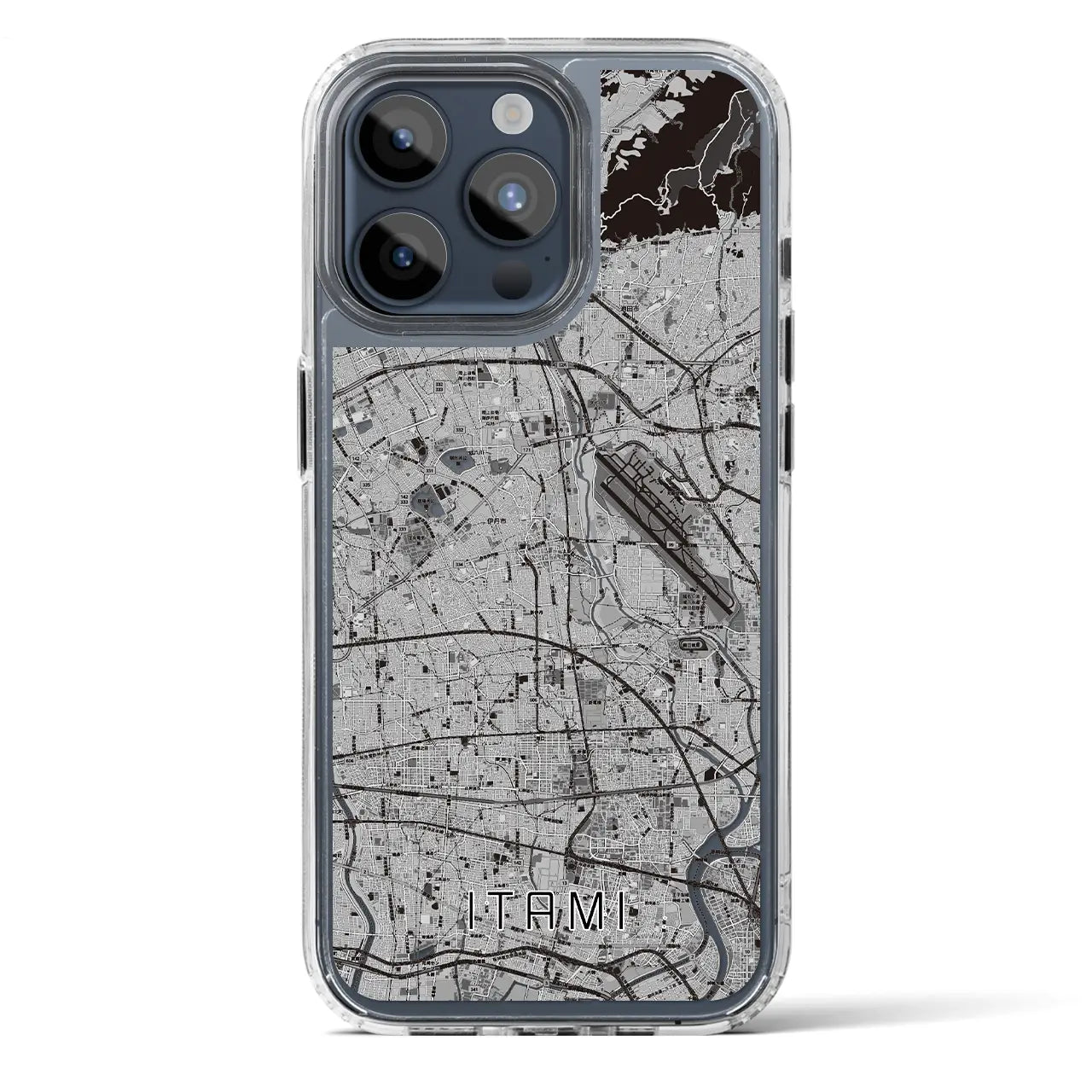 【伊丹(兵庫県)】地図柄iPhoneケース(MagSafeタイプ)