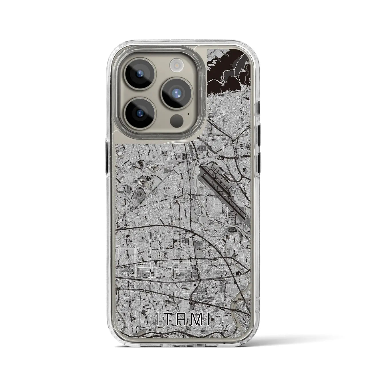 【伊丹(兵庫県)】地図柄iPhoneケース(MagSafeタイプ)