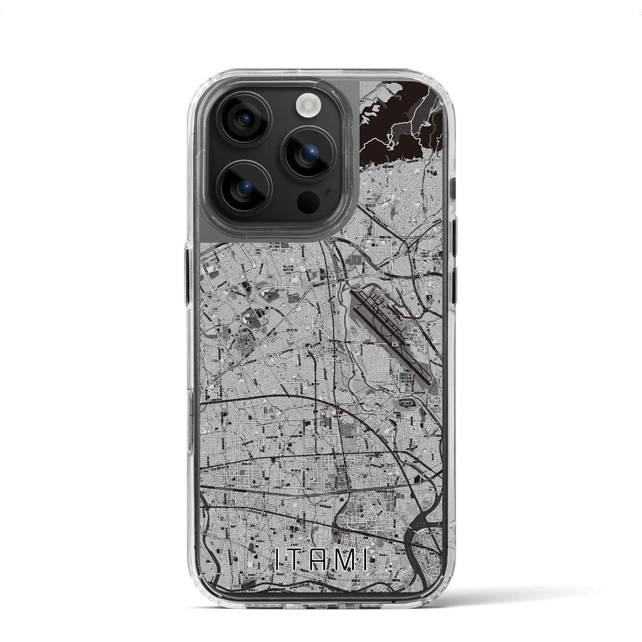 【伊丹(兵庫県)】地図柄iPhoneケース(MagSafeタイプ)