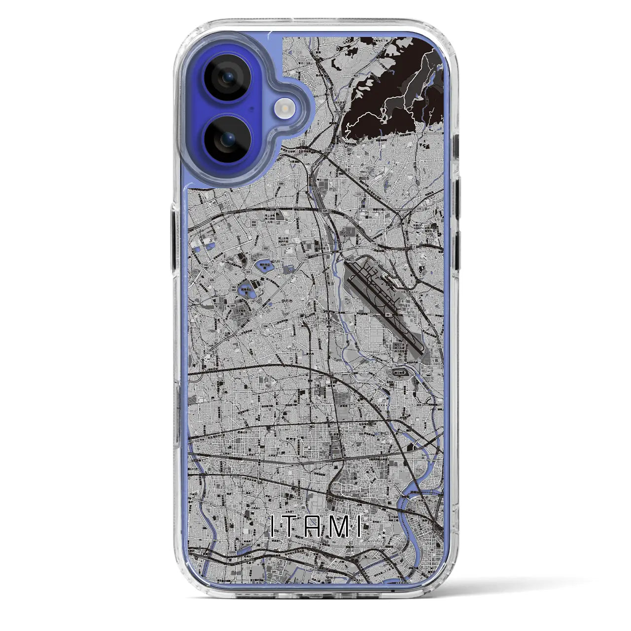 【伊丹(兵庫県)】地図柄iPhoneケース(MagSafeタイプ)