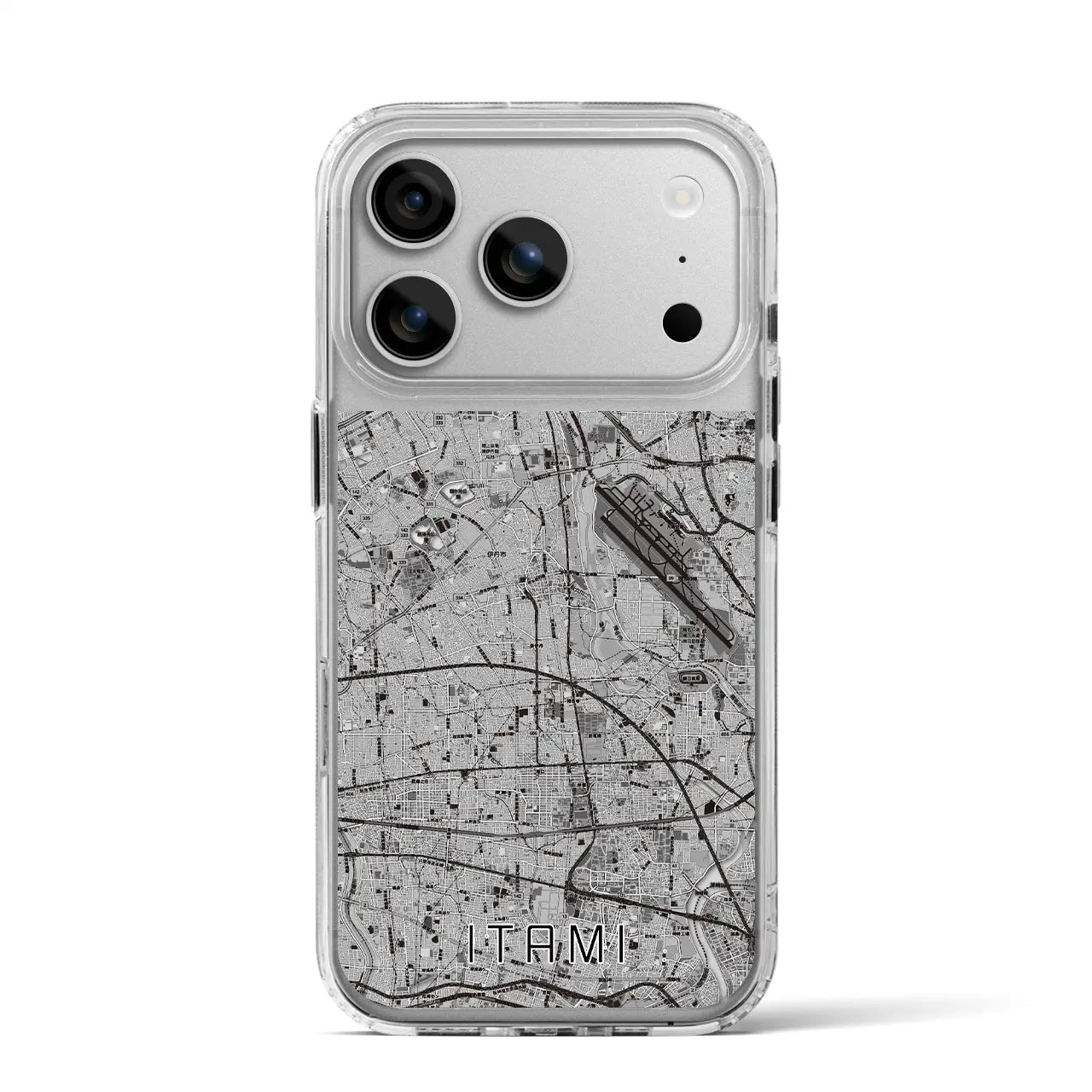 【伊丹(兵庫県)】地図柄iPhoneケース(MagSafeタイプ)