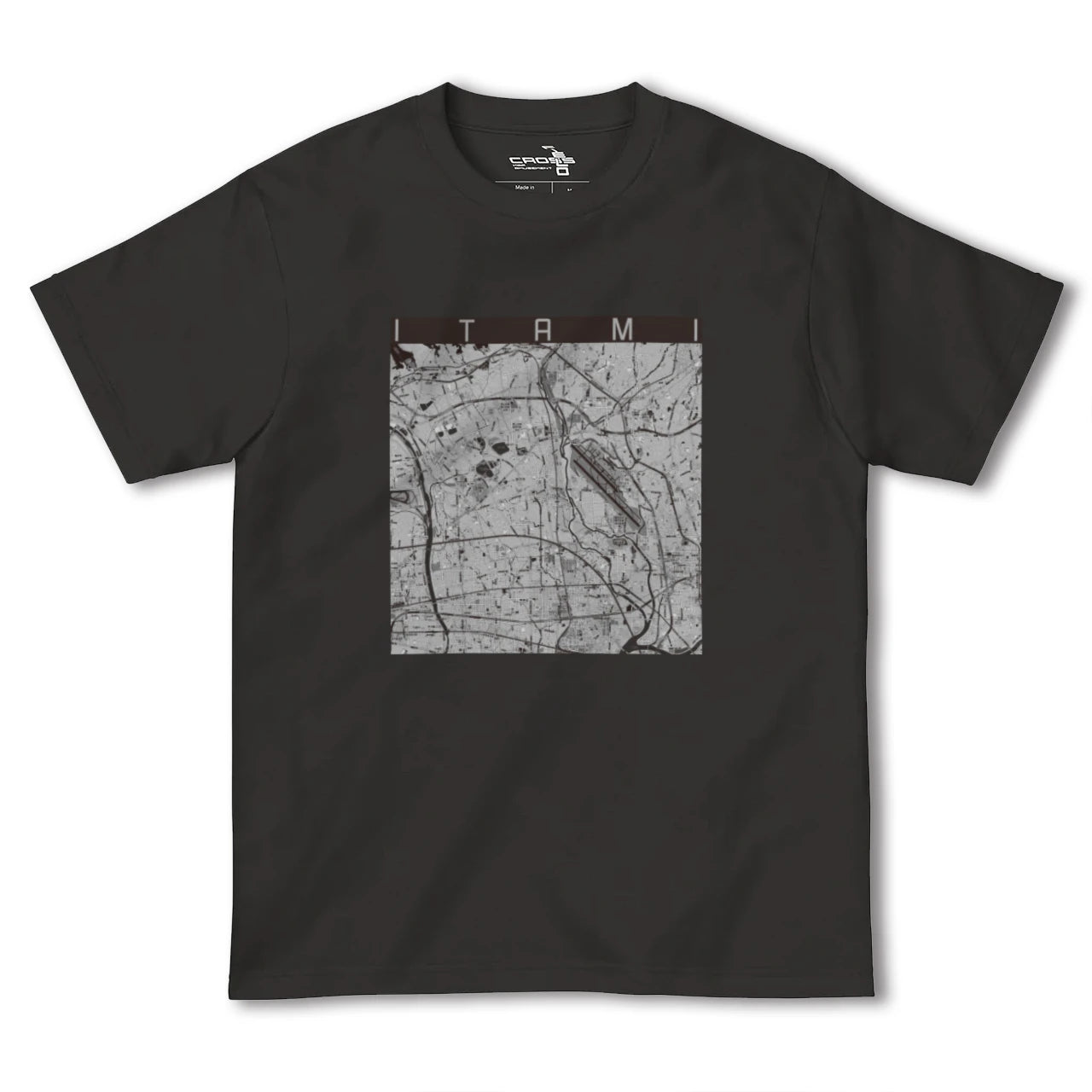 【伊丹(兵庫県)】地図柄ヘビーウェイトTシャツ