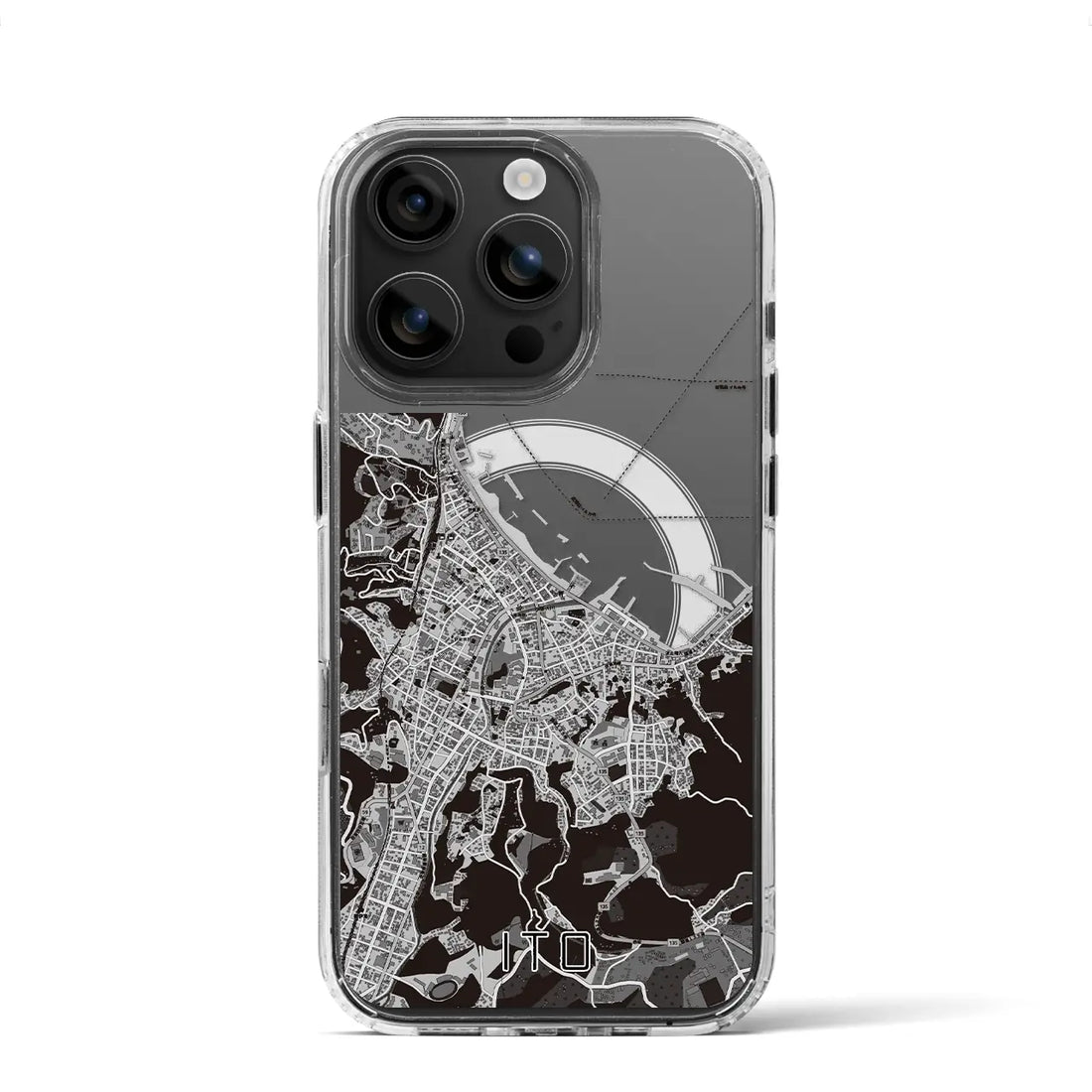 【伊東(静岡県)】地図柄iPhoneケース(MagSafeタイプ)