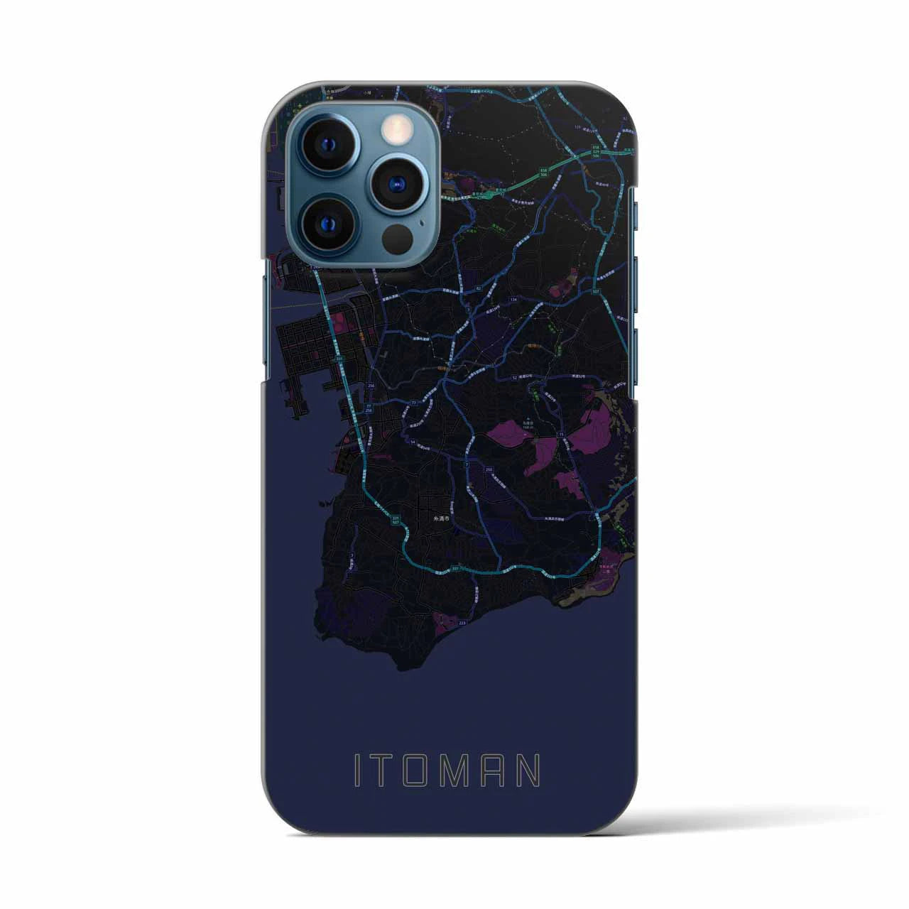 【糸満(沖縄県)】地図柄iPhoneケース(バックカバータイプ)