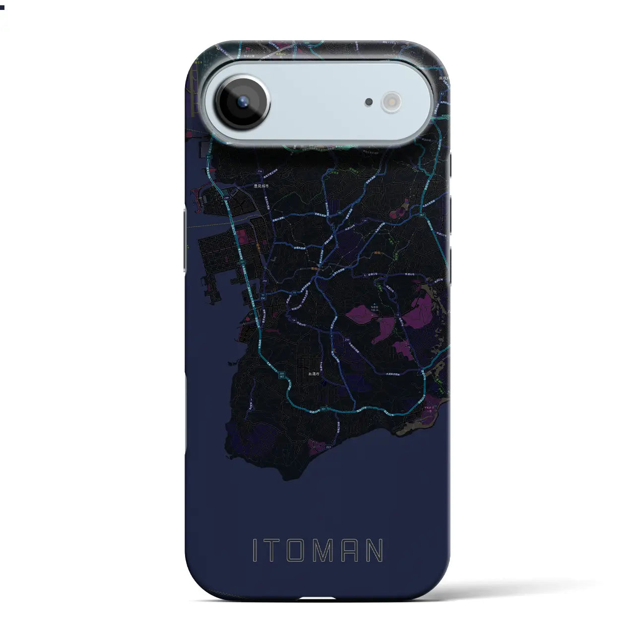 【糸満(沖縄県)】地図柄iPhoneケース(バックカバータイプ)