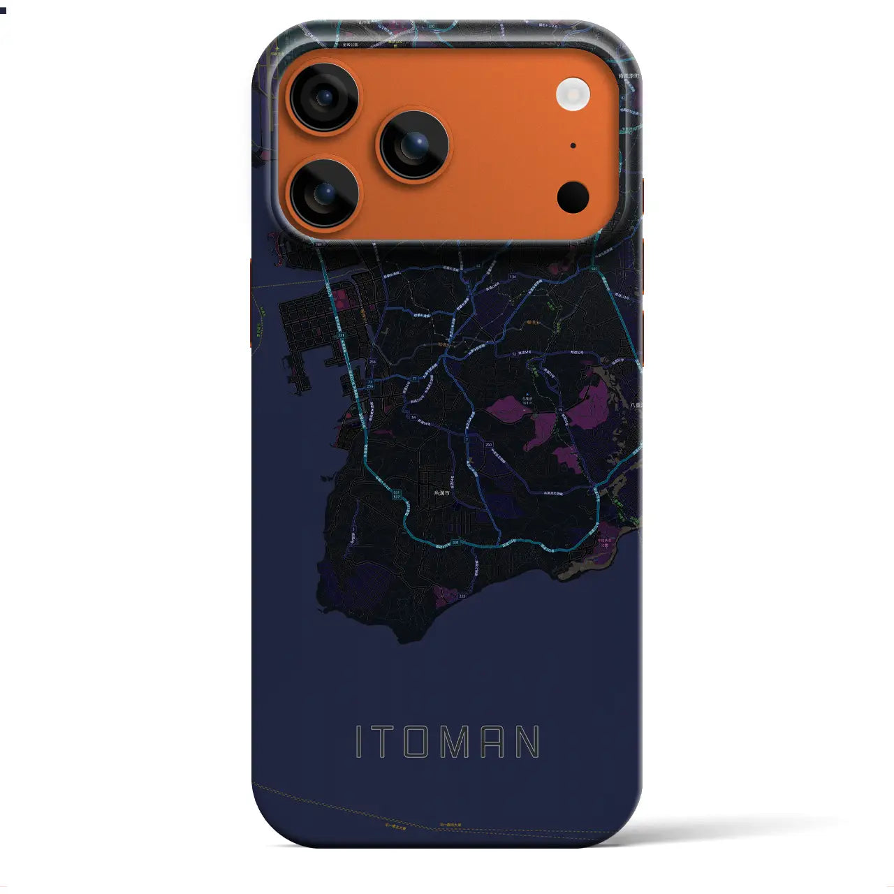 【糸満(沖縄県)】地図柄iPhoneケース(バックカバータイプ)