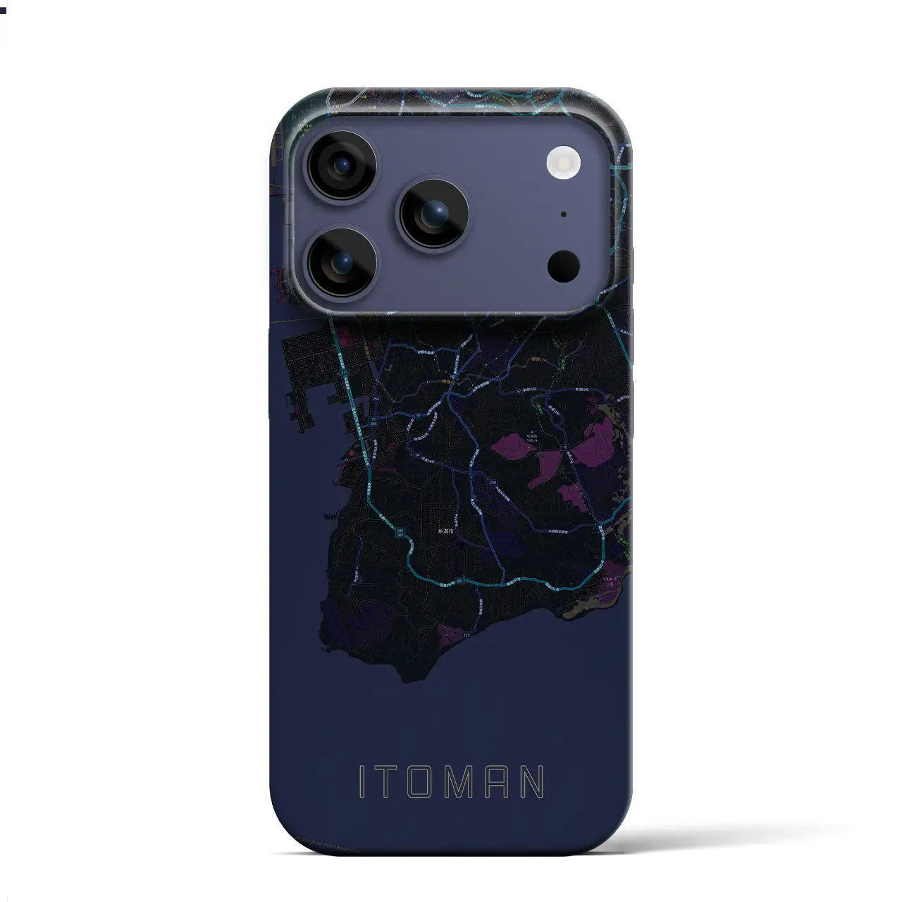 【糸満(沖縄県)】地図柄iPhoneケース(バックカバータイプ)