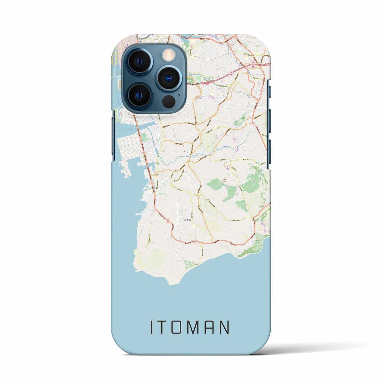 【糸満(沖縄県)】地図柄iPhoneケース(バックカバータイプ)