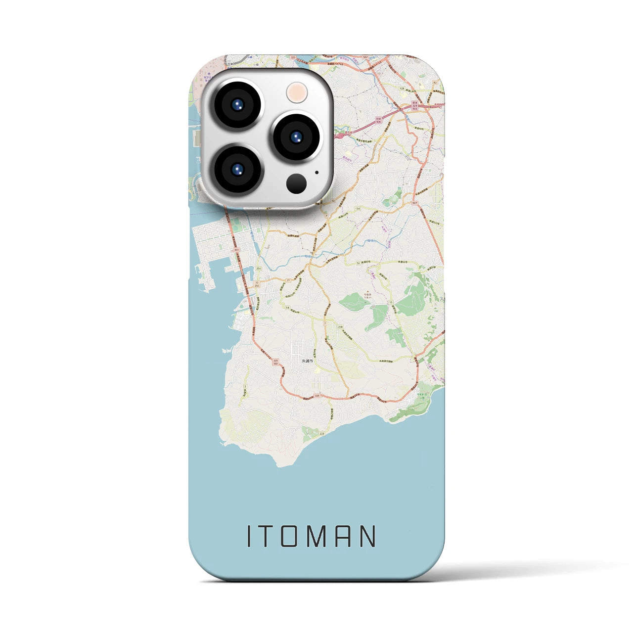 【糸満(沖縄県)】地図柄iPhoneケース(バックカバータイプ)