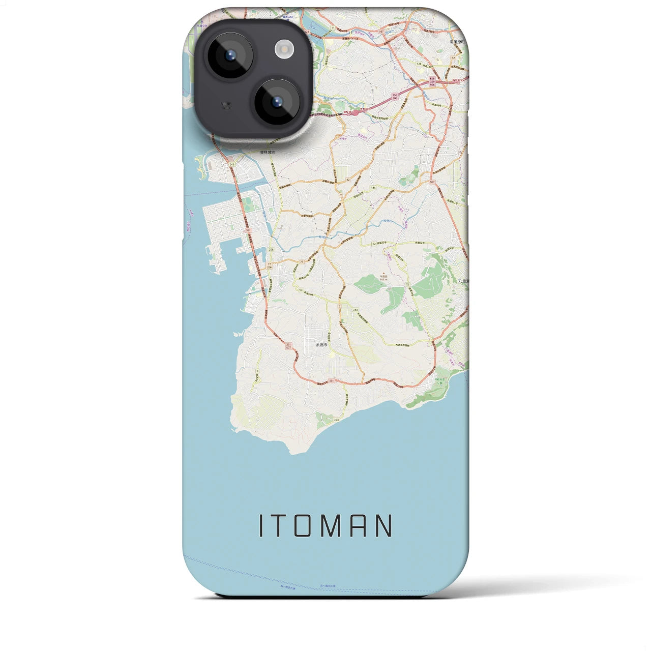 【糸満(沖縄県)】地図柄iPhoneケース(バックカバータイプ)