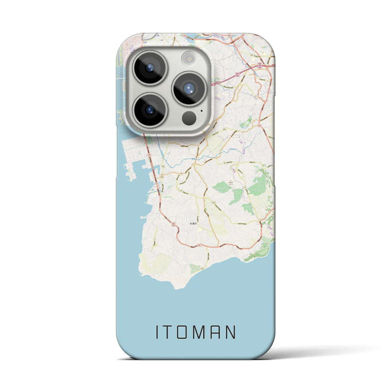 【糸満(沖縄県)】地図柄iPhoneケース(バックカバータイプ)