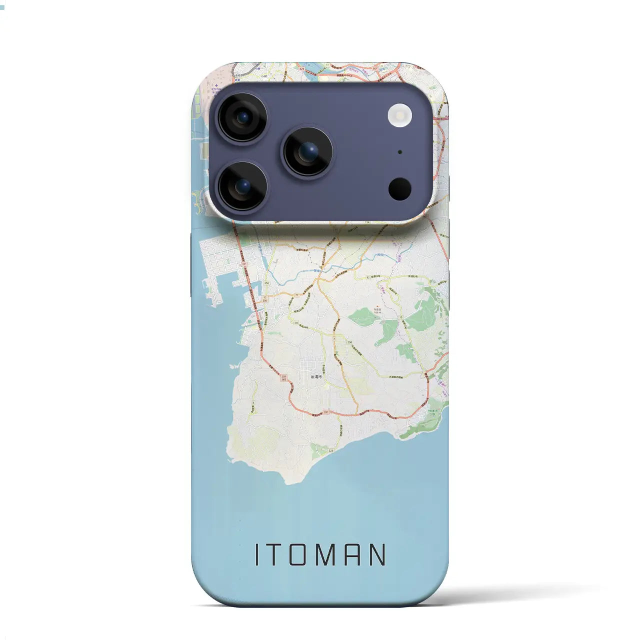 【糸満(沖縄県)】地図柄iPhoneケース(バックカバータイプ)