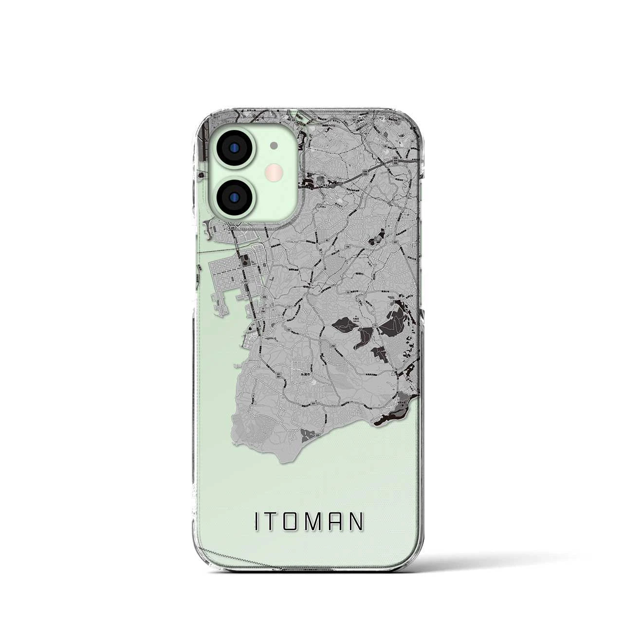 【糸満(沖縄県)】地図柄iPhoneケース(クリアタイプ)