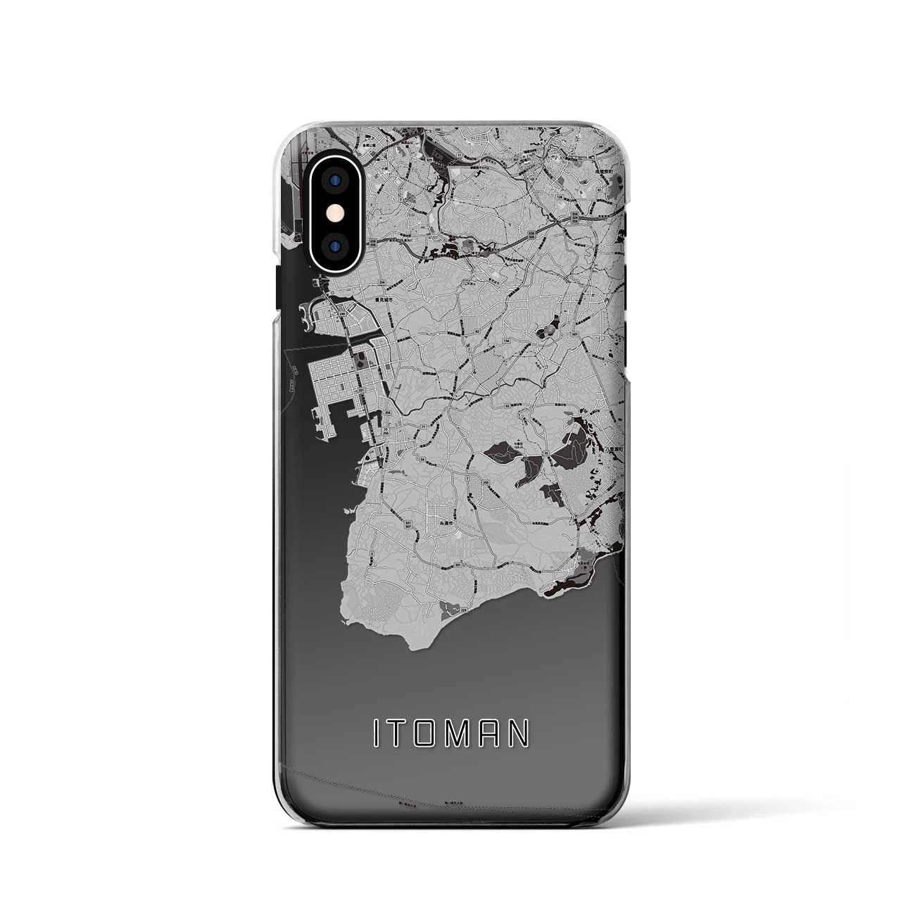 【糸満(沖縄県)】地図柄iPhoneケース(クリアタイプ)