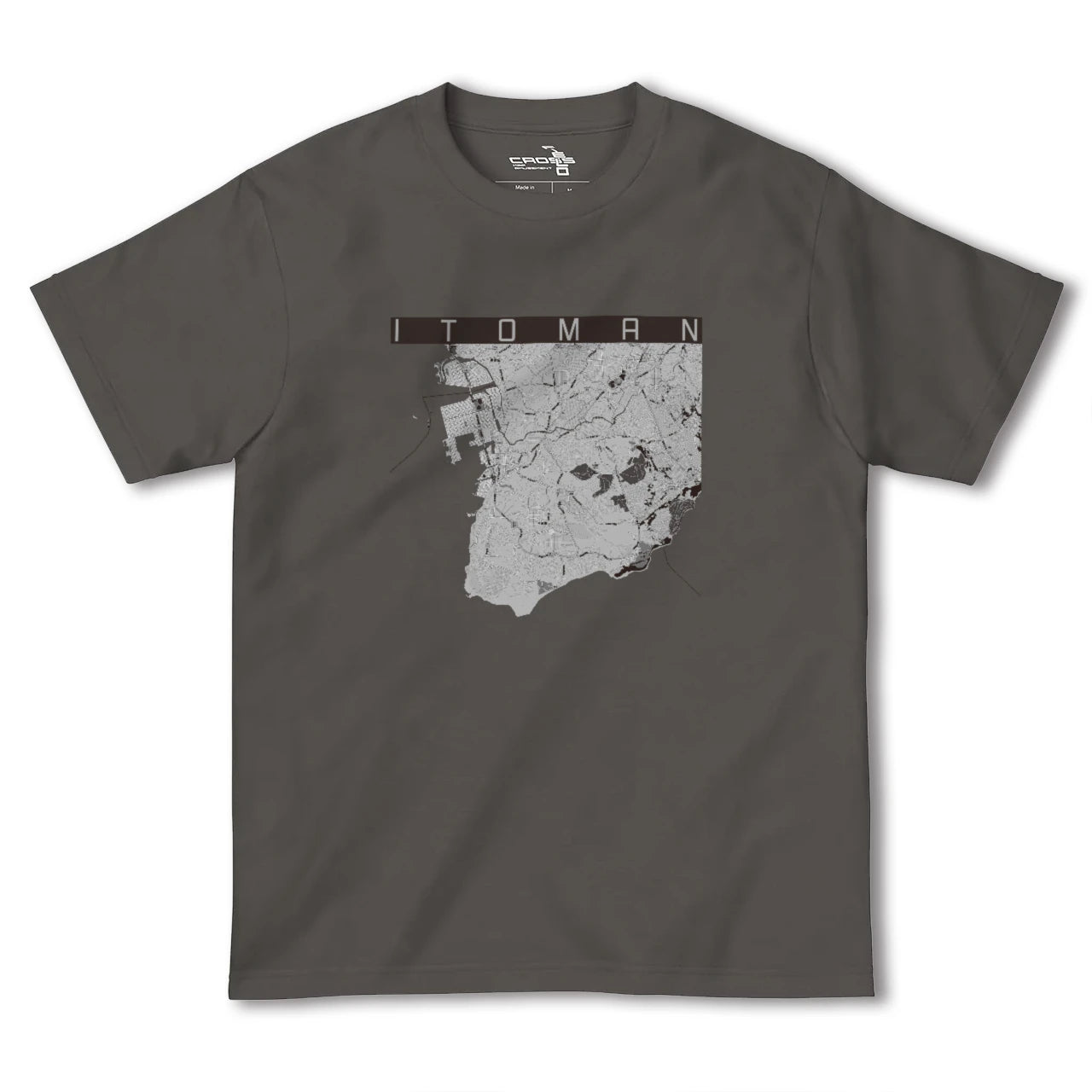 【糸満(沖縄県)】地図柄ヘビーウェイトTシャツ