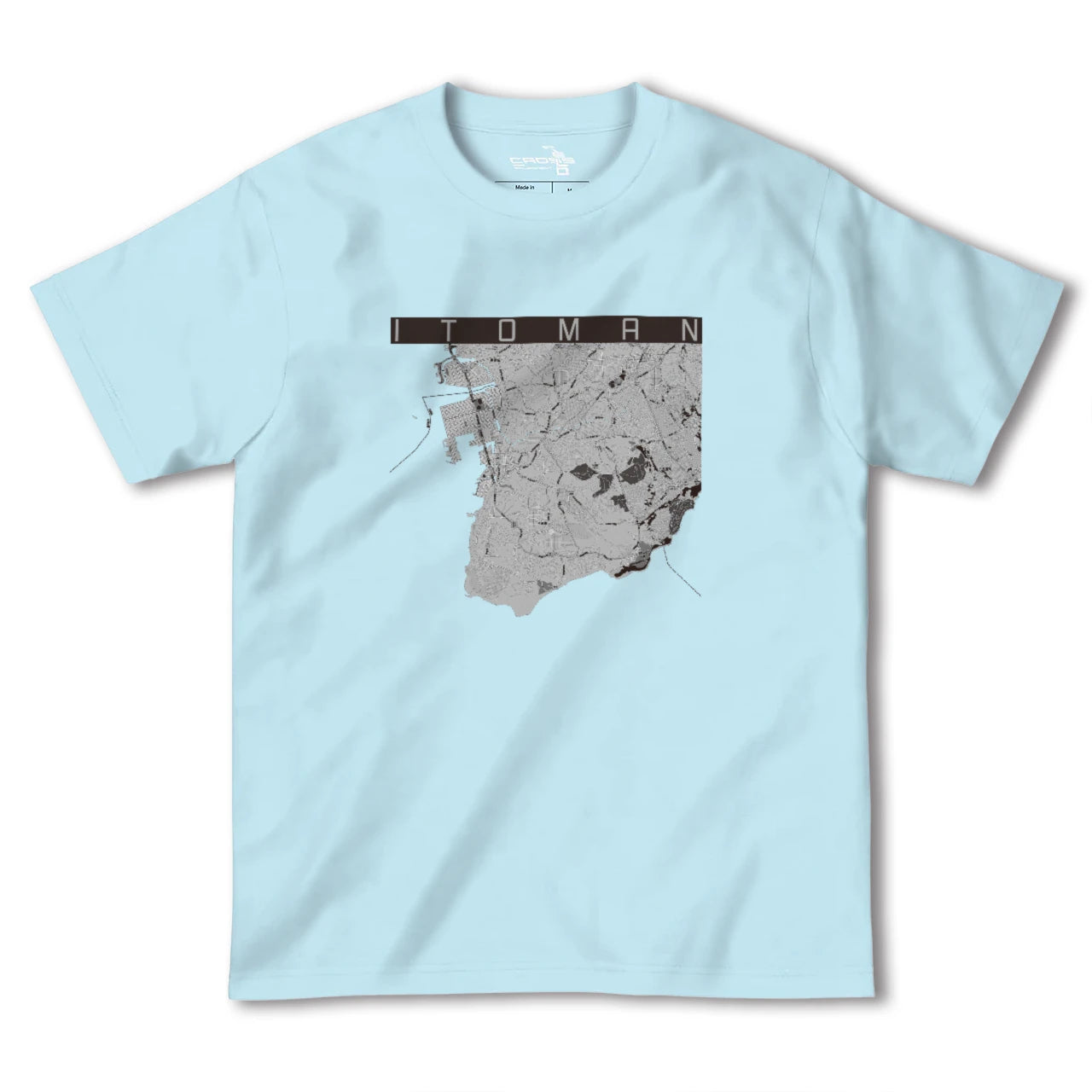 【糸満(沖縄県)】地図柄ヘビーウェイトTシャツ