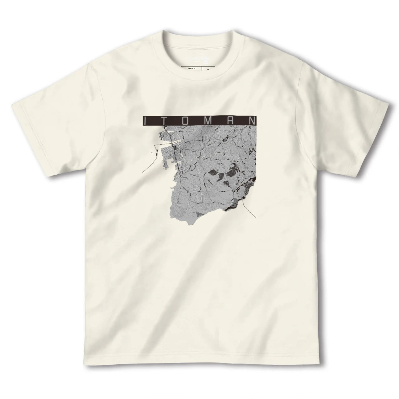 【糸満(沖縄県)】地図柄ヘビーウェイトTシャツ
