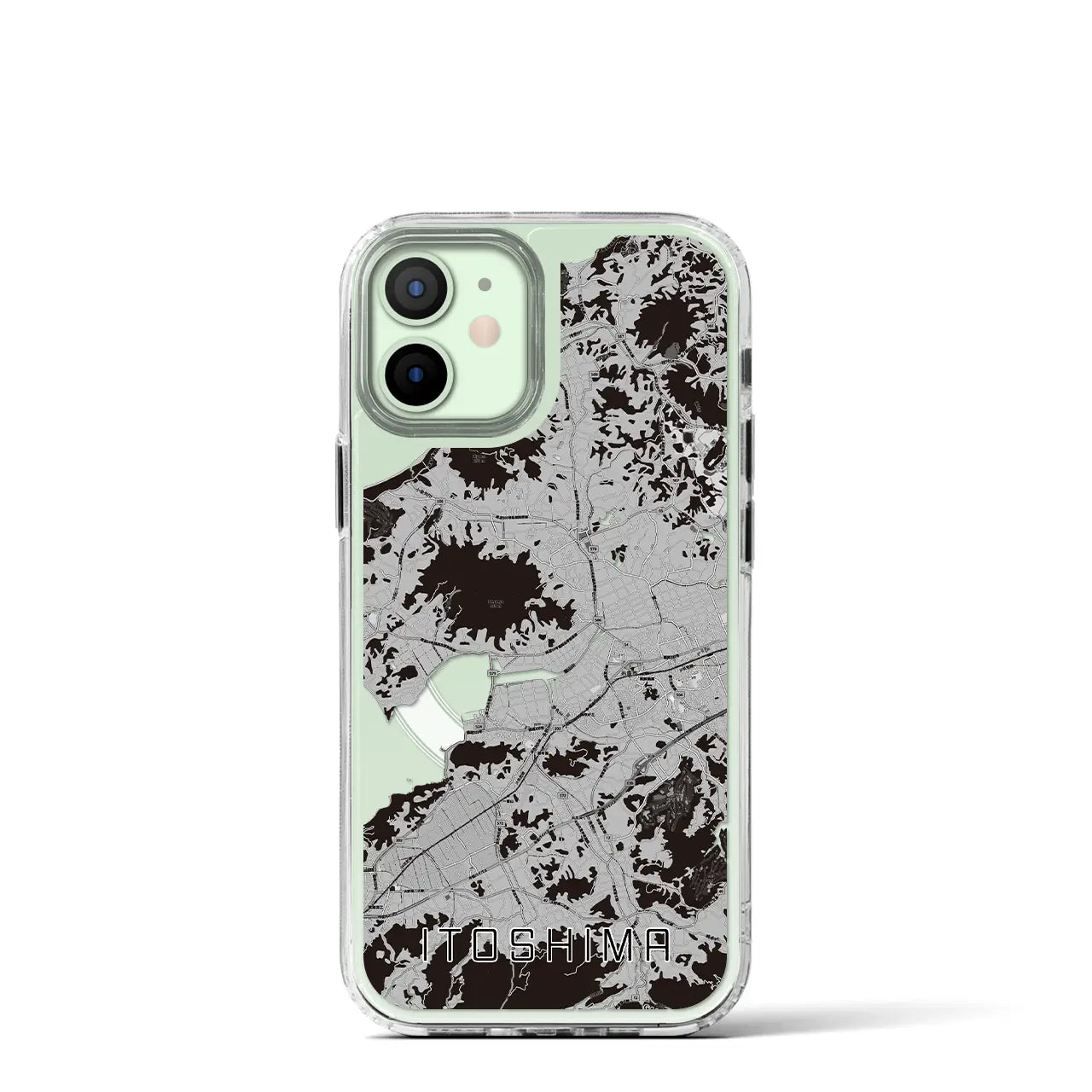 【糸島(福岡県)】地図柄iPhoneケース(MagSafeタイプ)