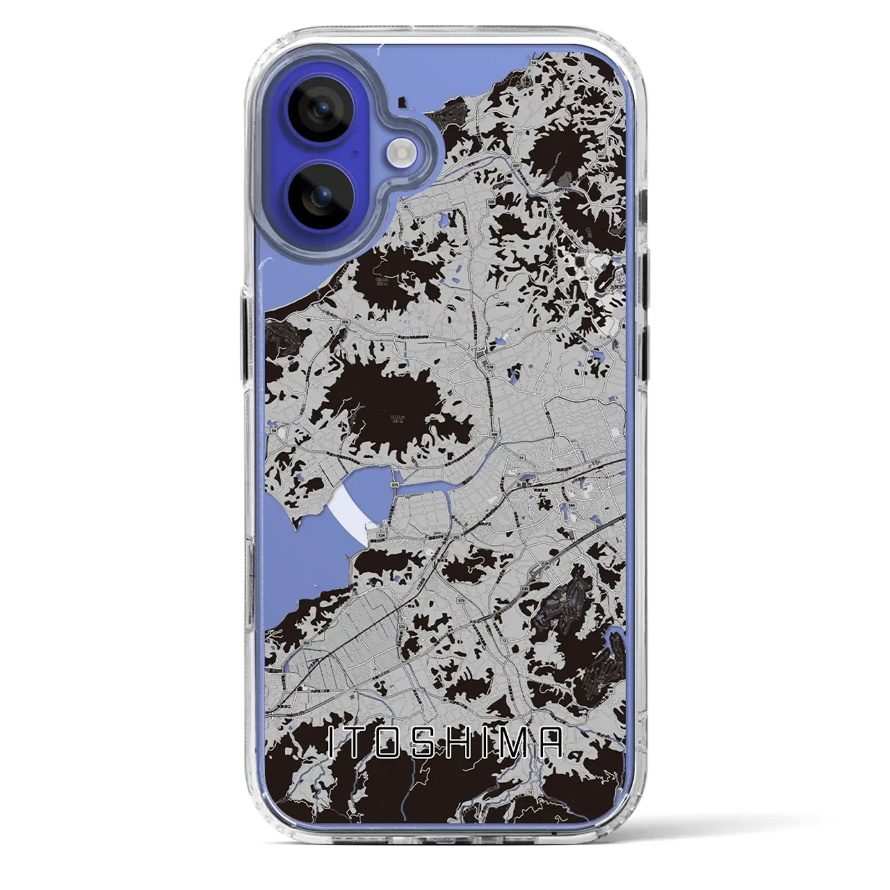 【糸島(福岡県)】地図柄iPhoneケース(MagSafeタイプ)