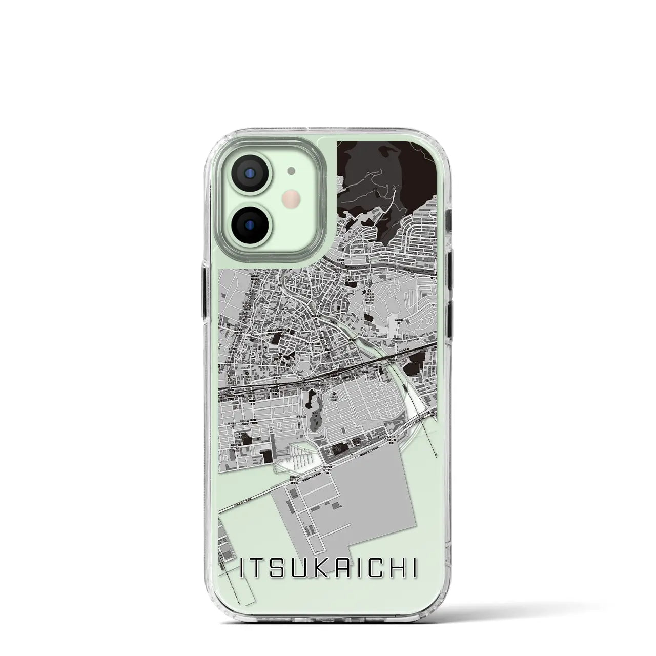 【五日市(広島県)】地図柄iPhoneケース(MagSafeタイプ)