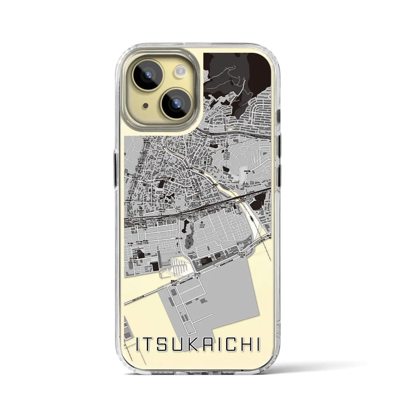 【五日市(広島県)】地図柄iPhoneケース(MagSafeタイプ)