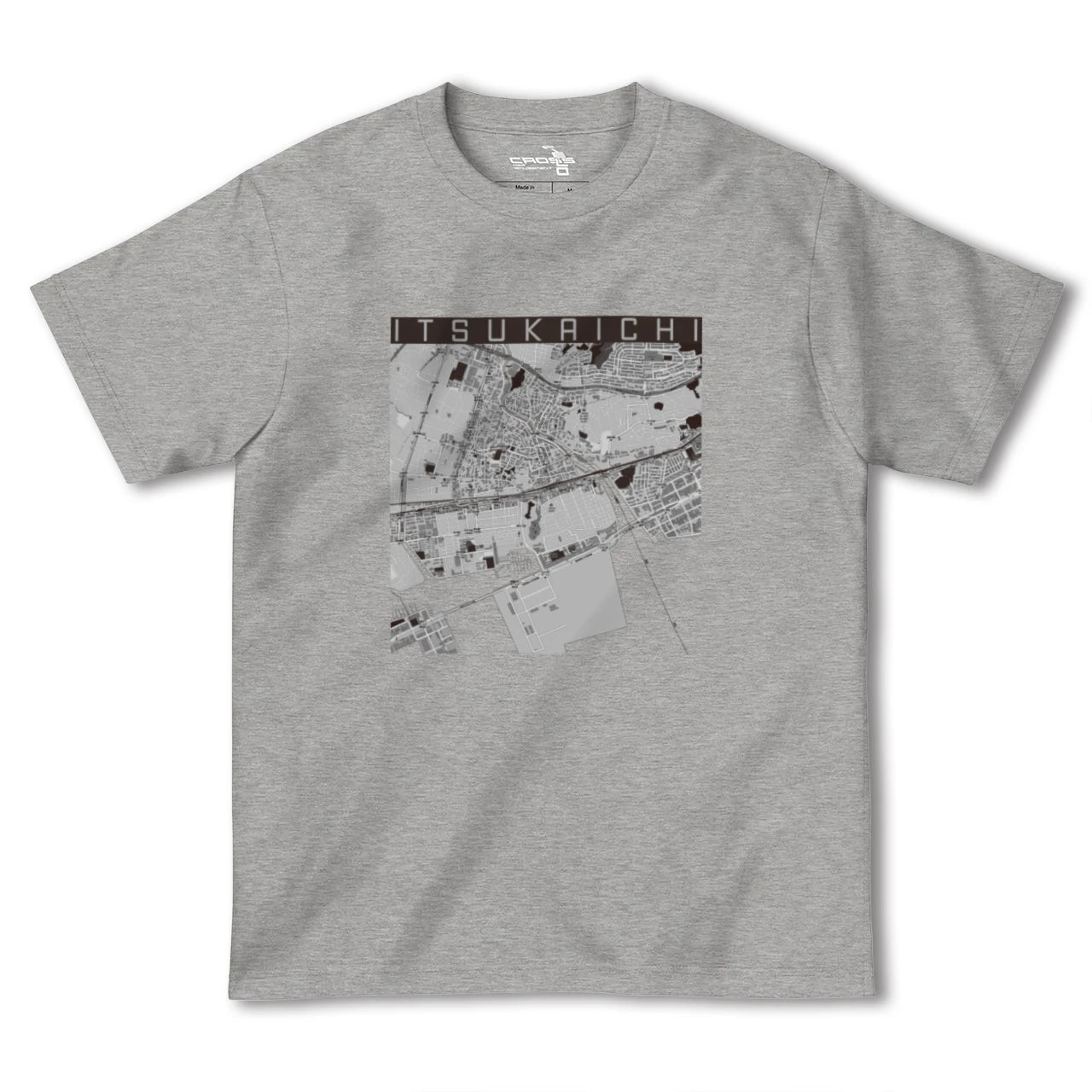 【五日市(広島県)(広島県)】地図柄ヘビーウェイトTシャツ