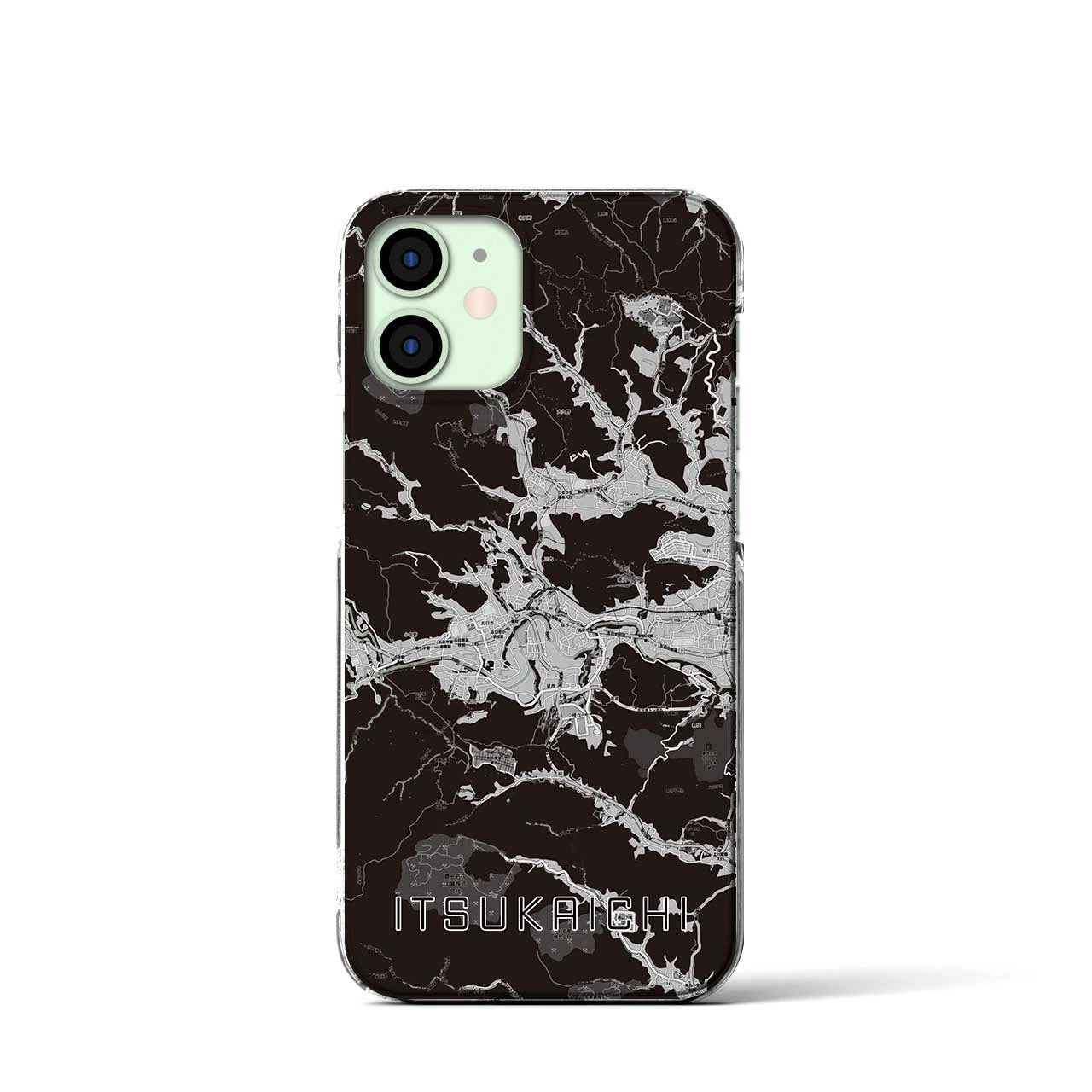 【五日市(東京都)】地図柄iPhoneケース(クリアタイプ)