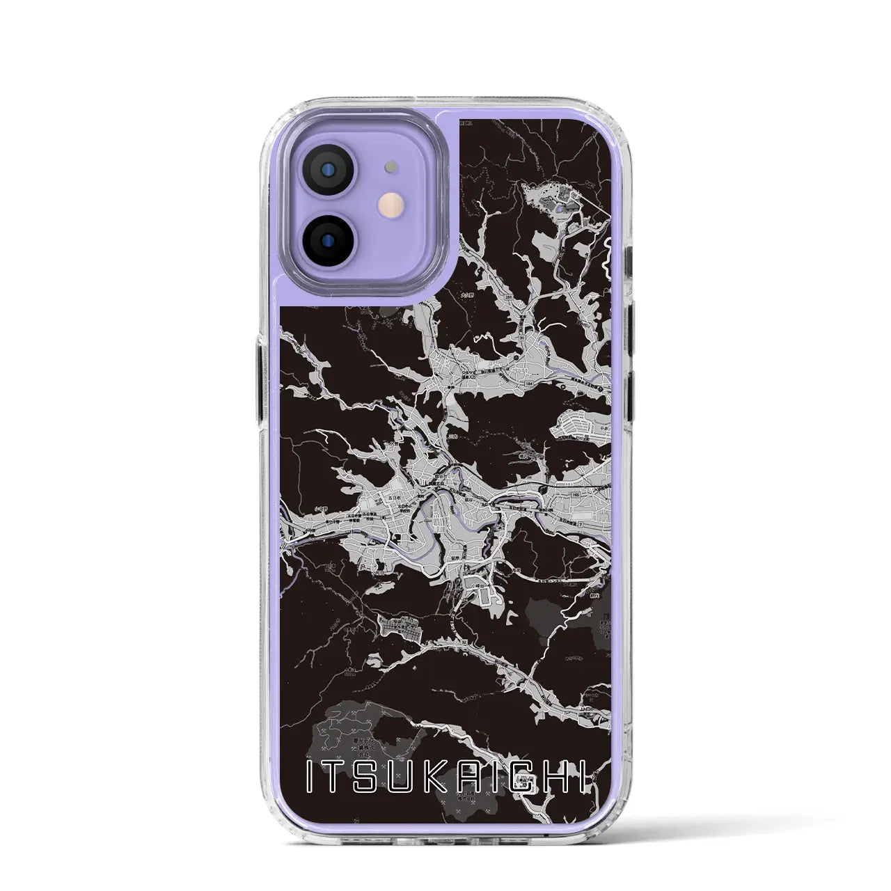 【五日市(東京都)】地図柄iPhoneケース(MagSafeタイプ)