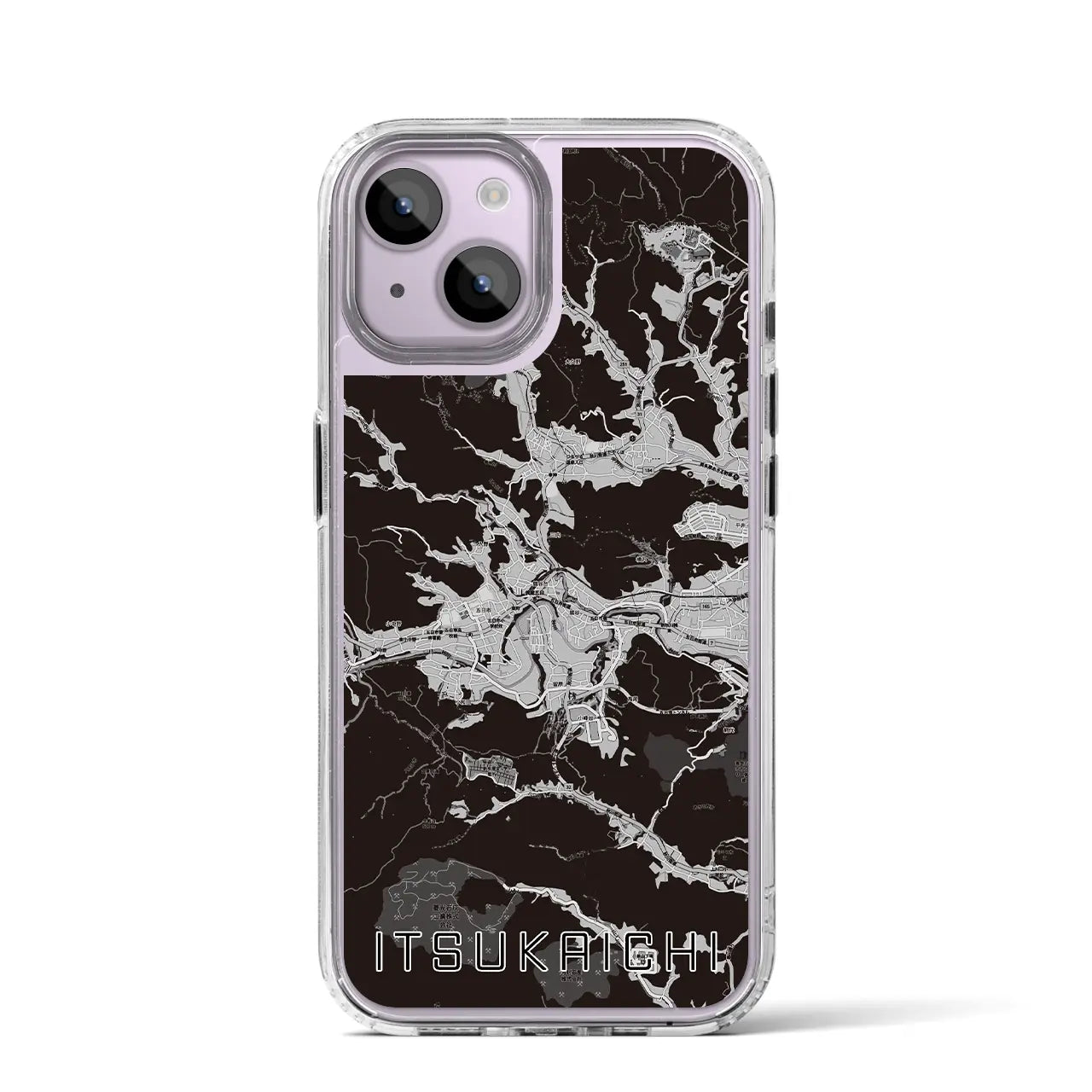【五日市(東京都)】地図柄iPhoneケース(MagSafeタイプ)
