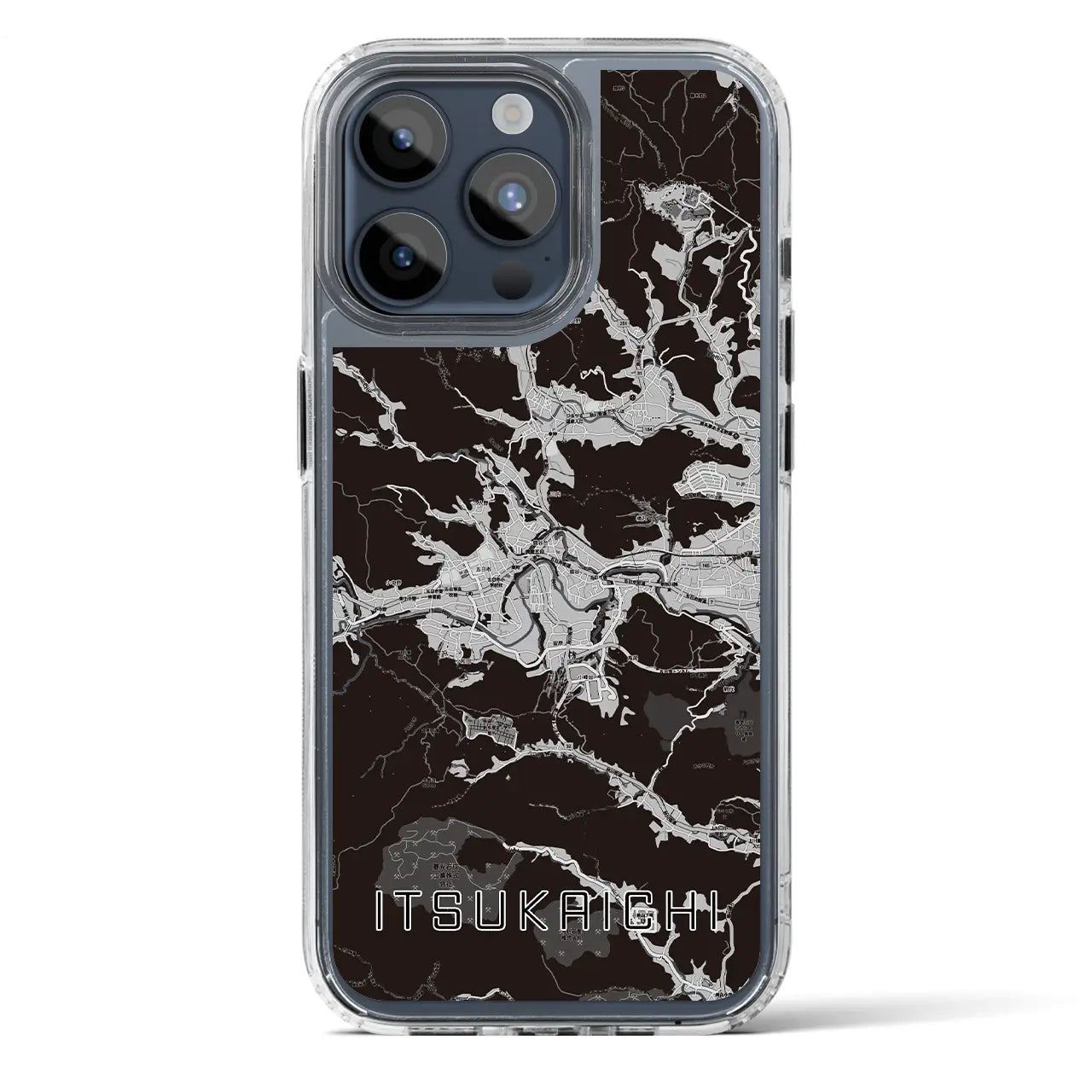 【五日市(東京都)】地図柄iPhoneケース(MagSafeタイプ)