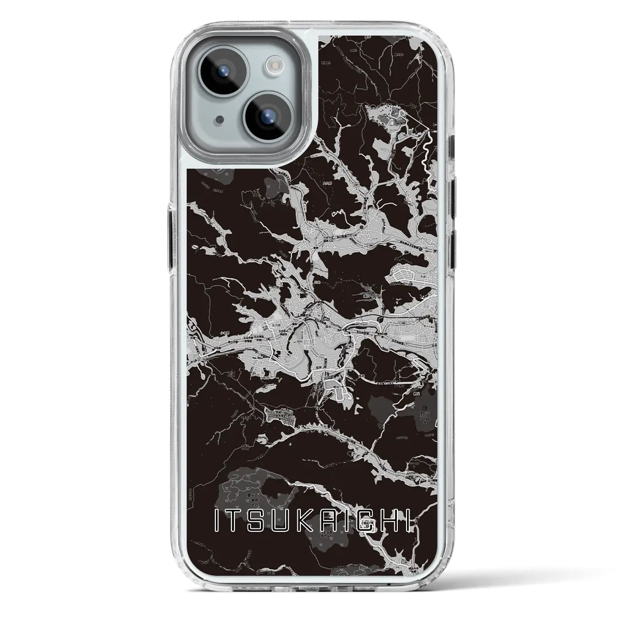 【五日市(東京都)】地図柄iPhoneケース(MagSafeタイプ)