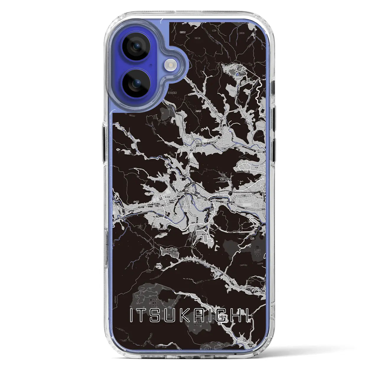 【五日市(東京都)】地図柄iPhoneケース(MagSafeタイプ)